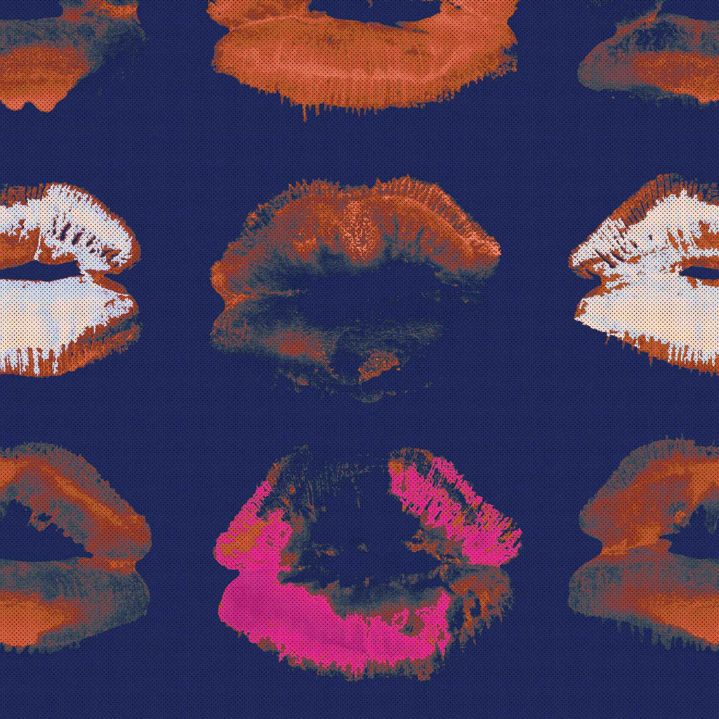 Neon Kiss Wallpaper by MIND THE GAP