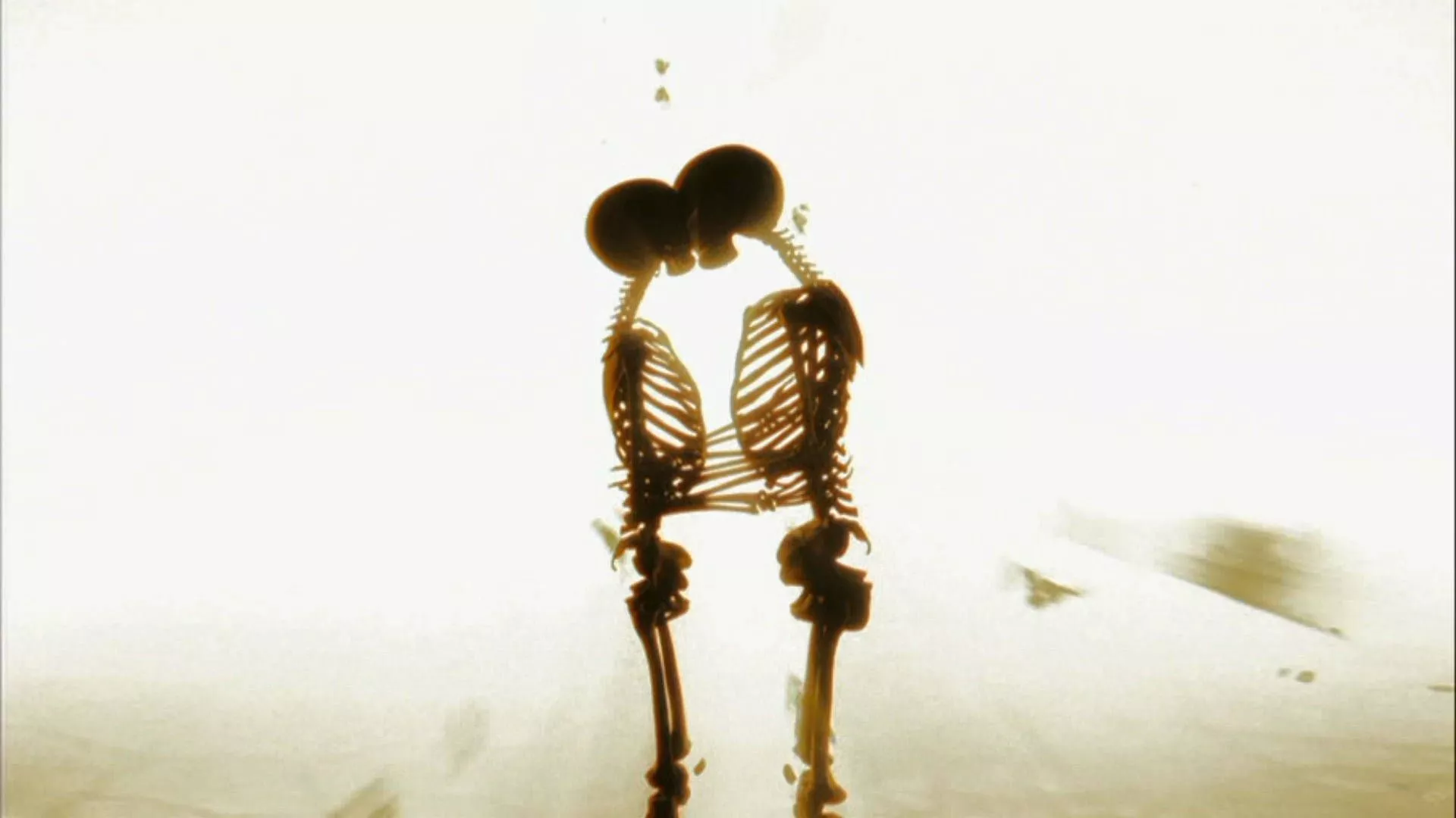 Backlit Skeleton Love Wallpaper