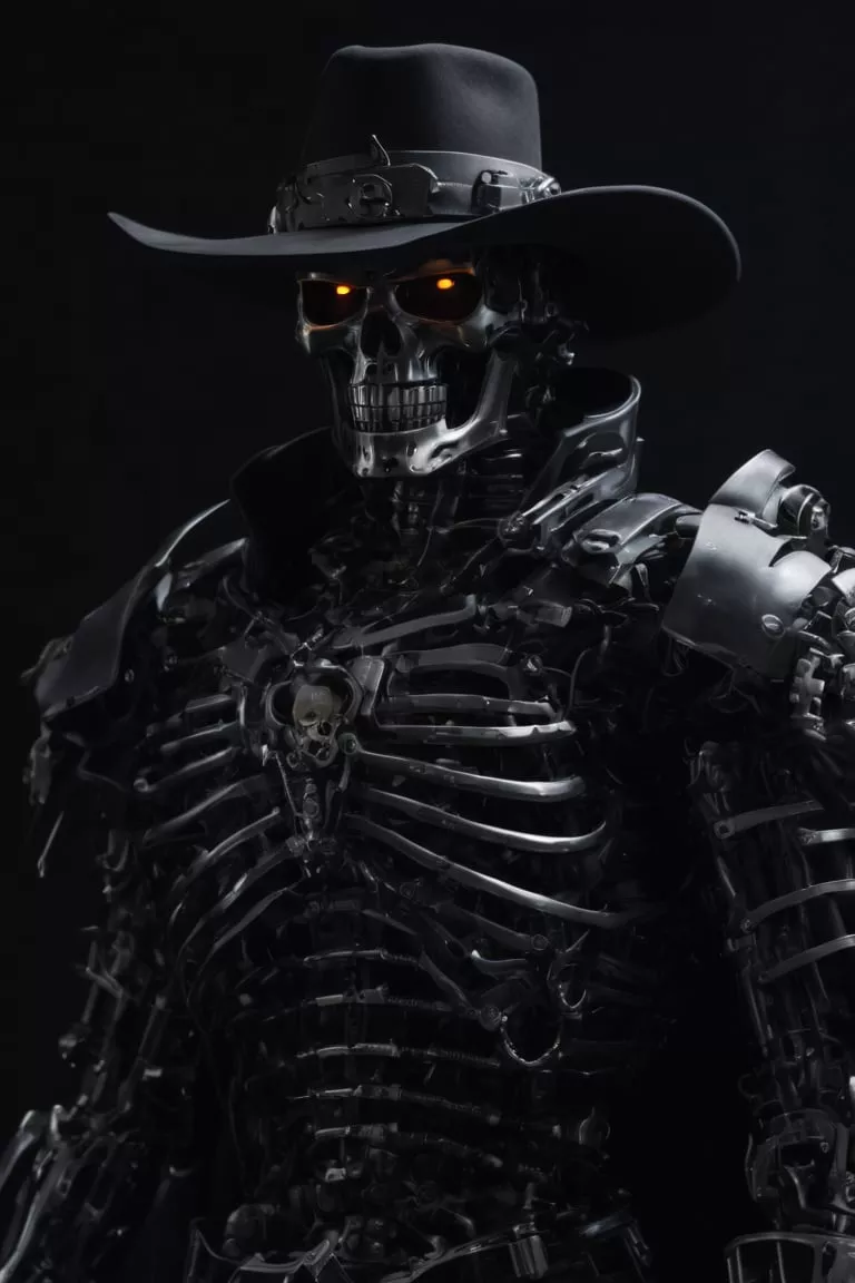 Movie Still, cyborg style, mecha. image