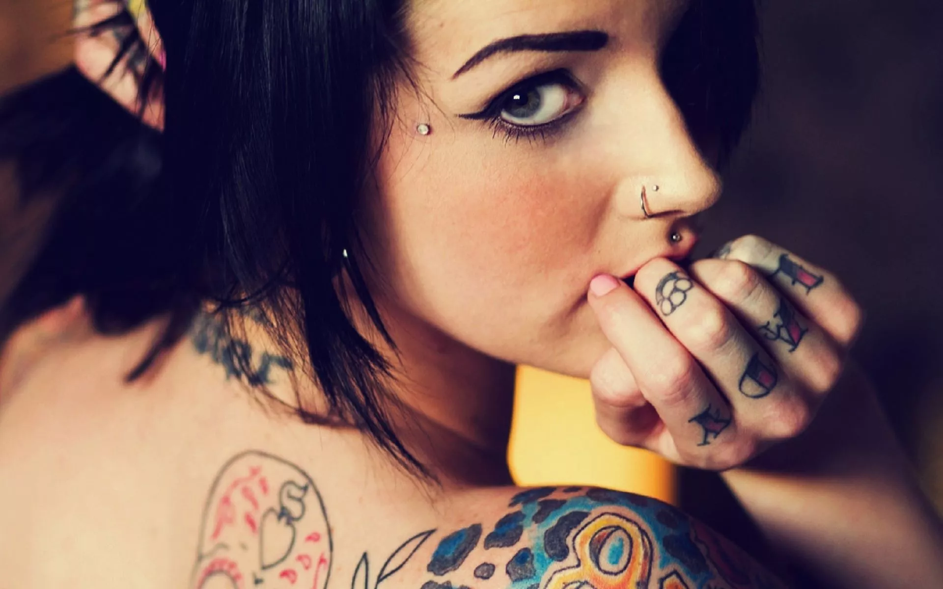 Download Woman Tattoo HD Wallpaper