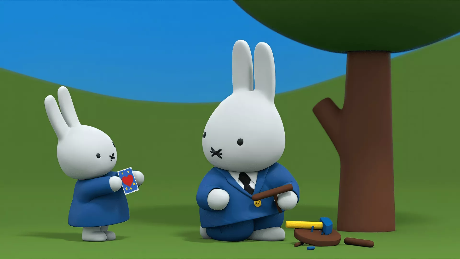 Miffy in Action: HD Wallpaper Adventure
