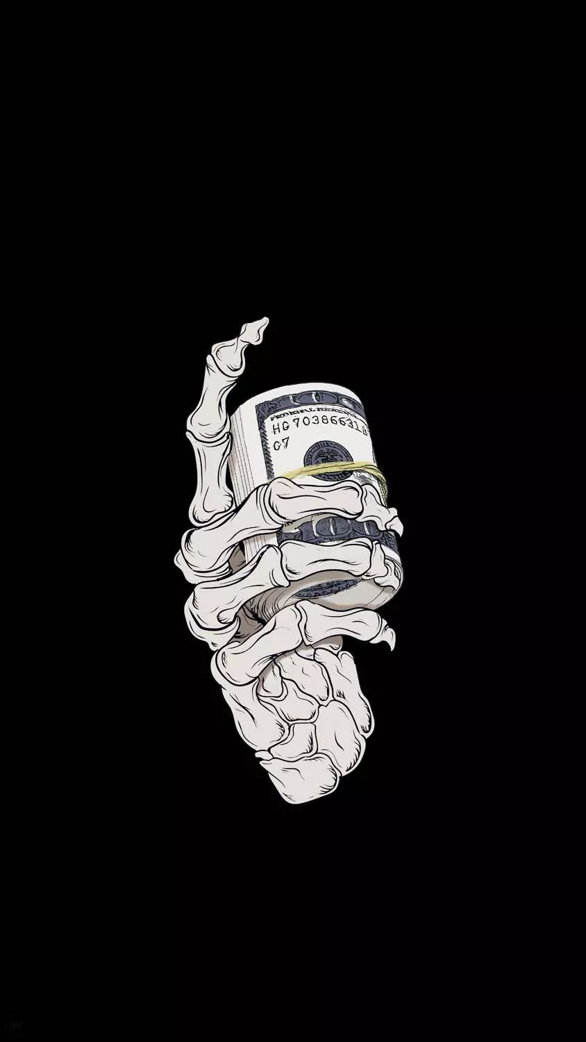 Dollar Roll iPhone Wallpaper HD