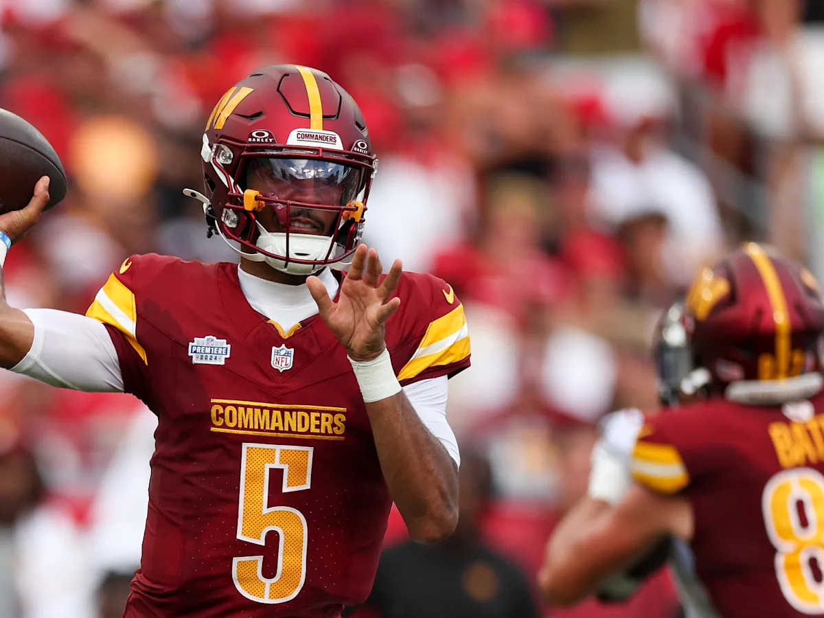 Washington Commanders QB Jayden Daniels