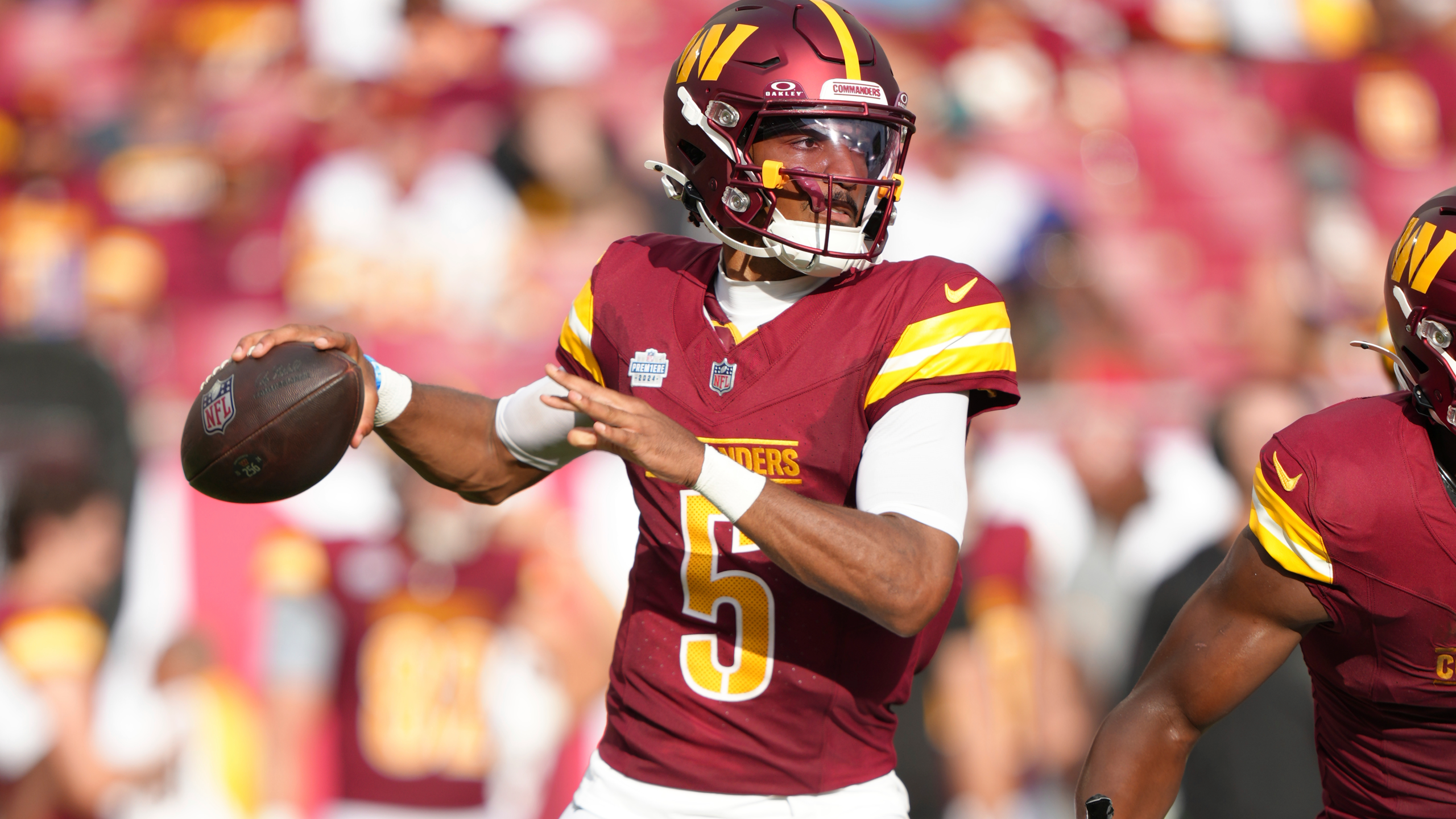 No. 2 overall pick Jayden Daniels shows