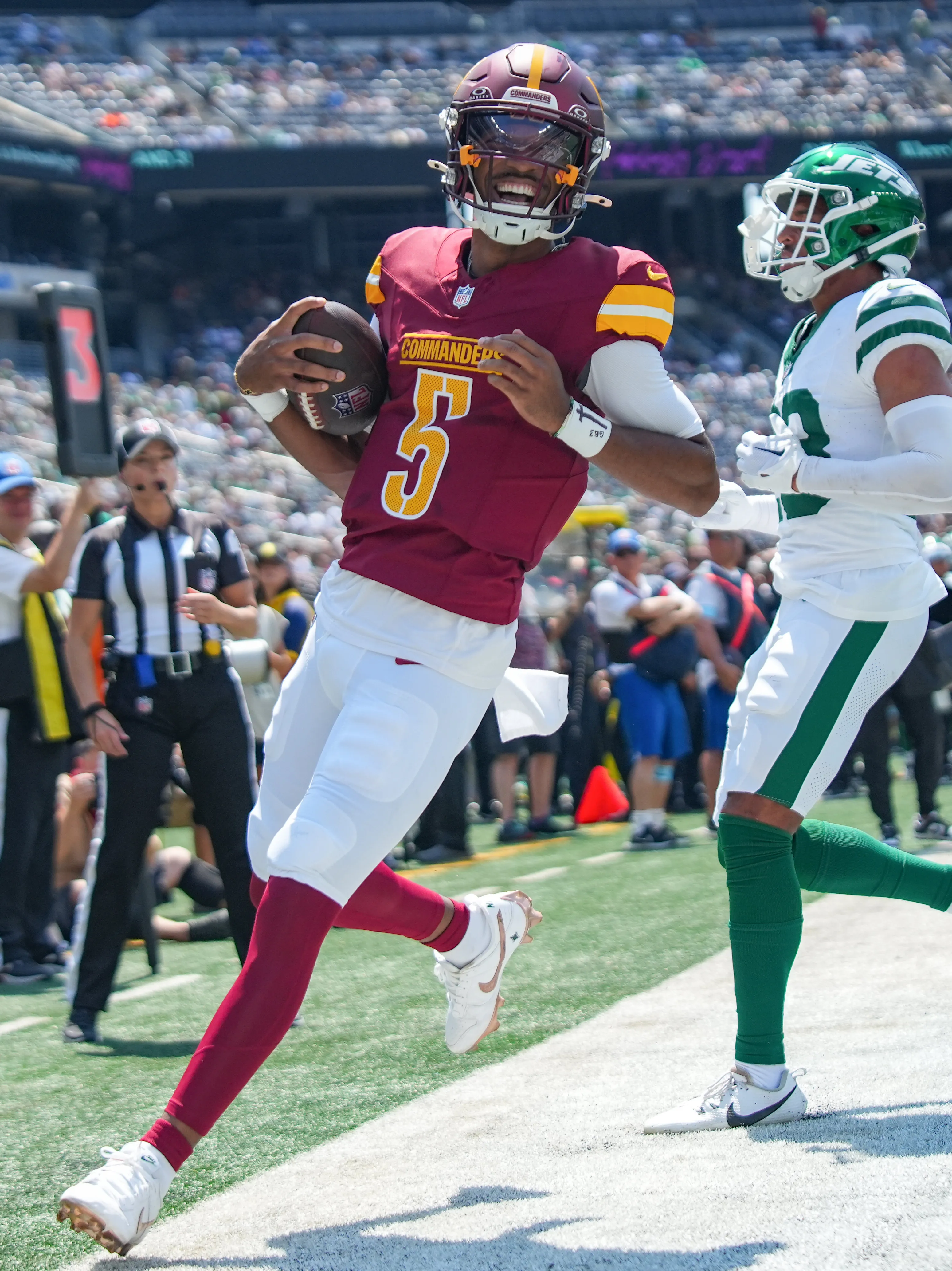 Jayden Daniels already exceeding