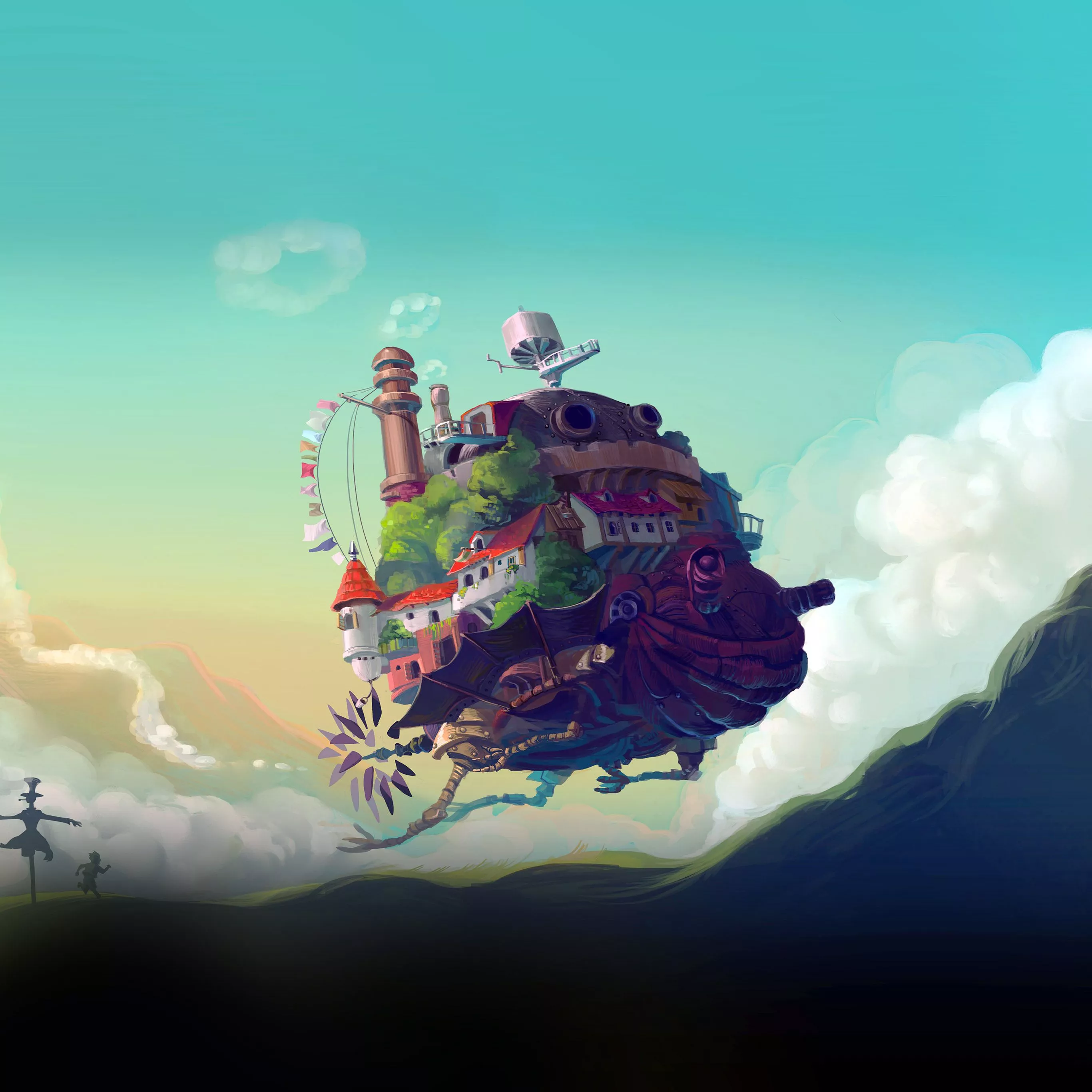 Studio Ghibli Castle Anime Peace