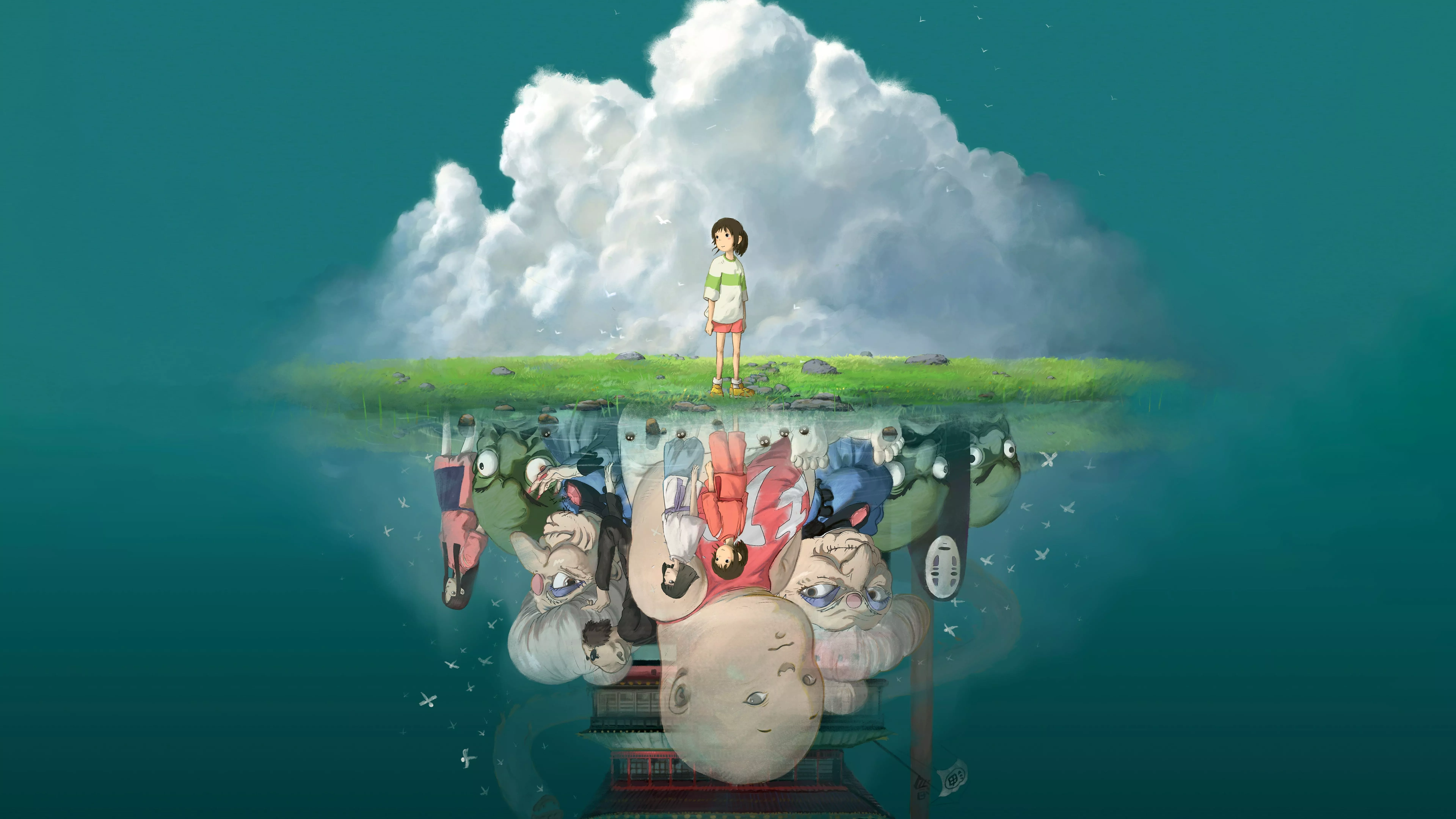 Studio Ghibli Wallpaper 4K, Animation movies, 5K, 8K