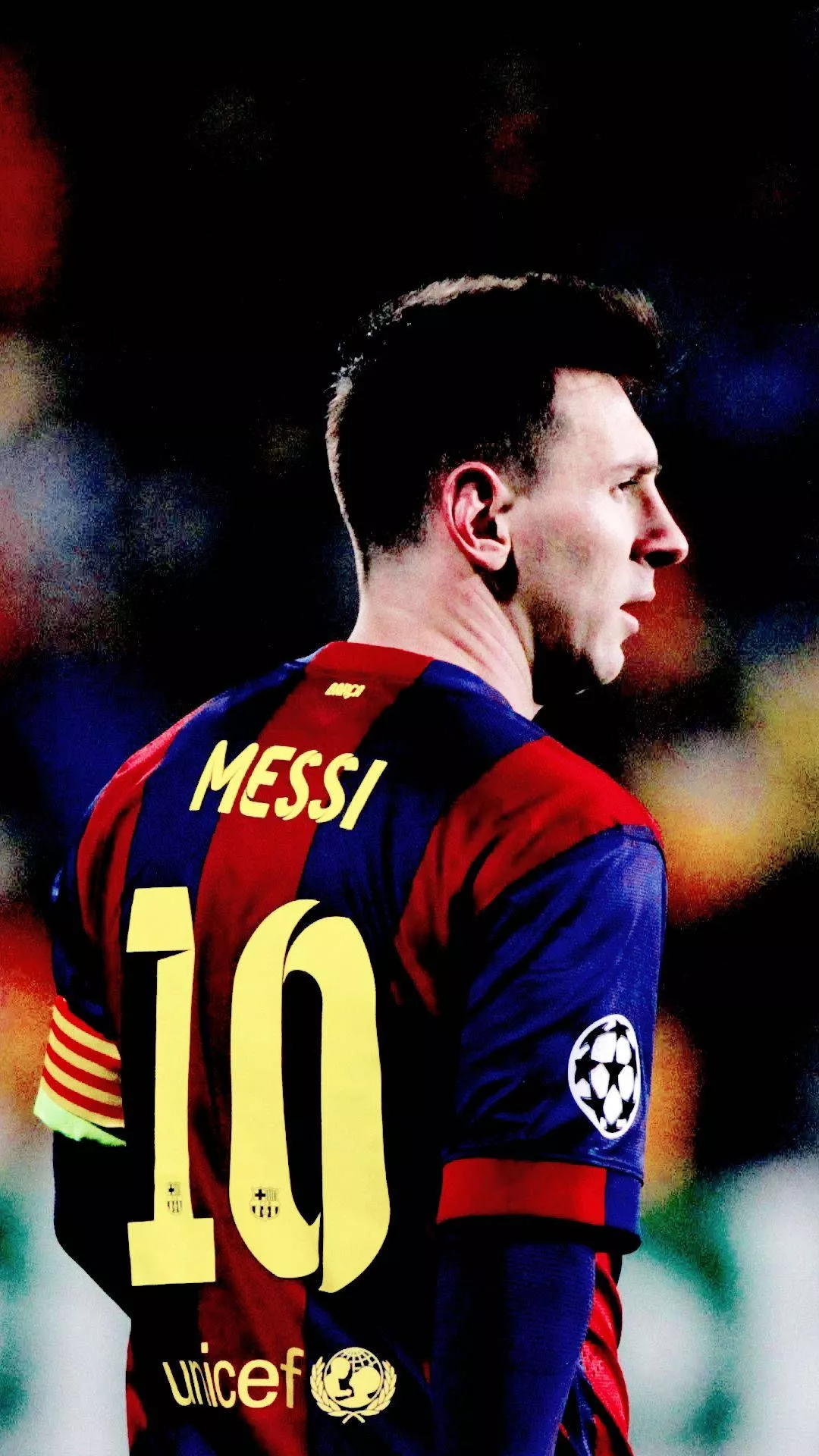 Download Messi 10 Unicef Wallpaper