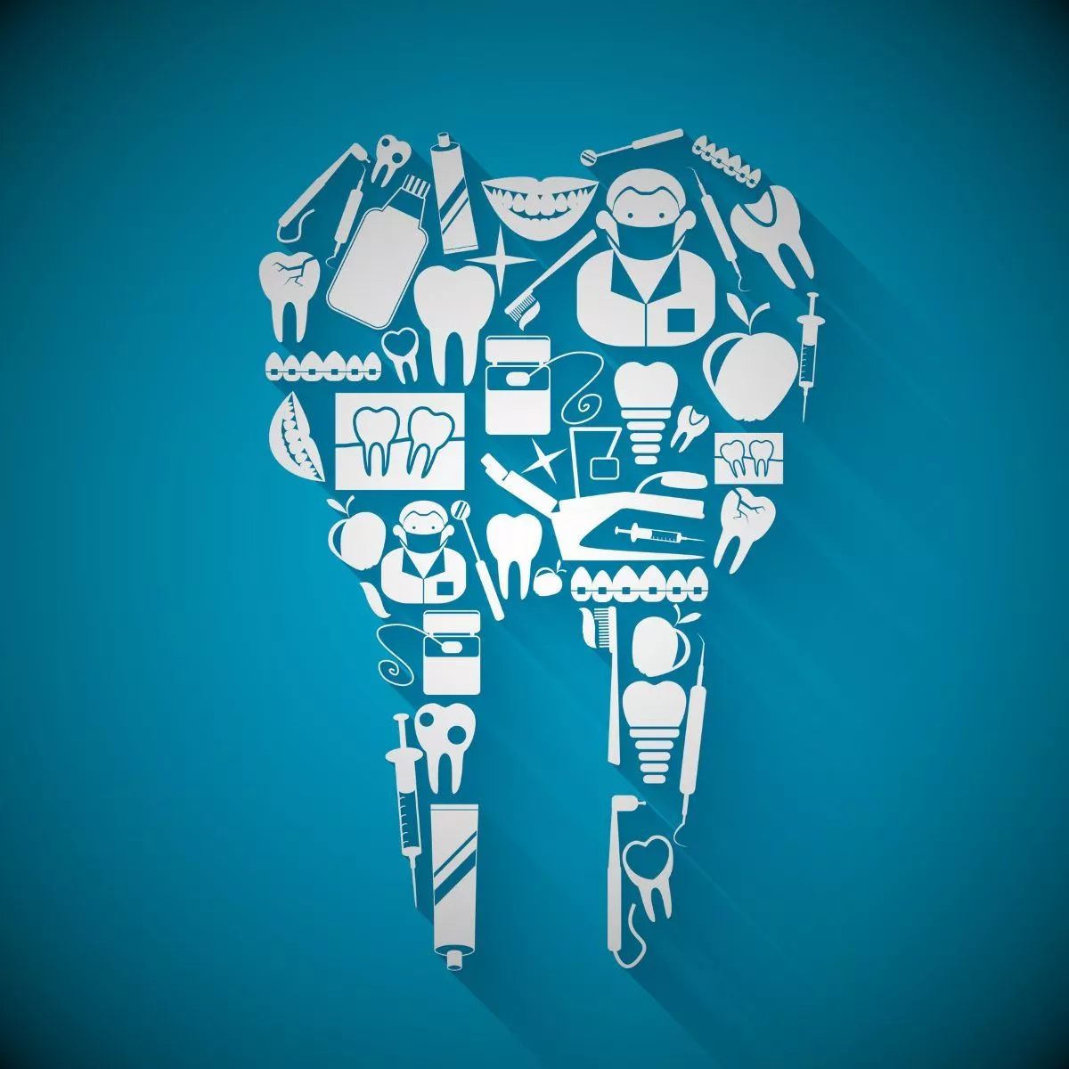 Tooth Design Dental Wallpaper