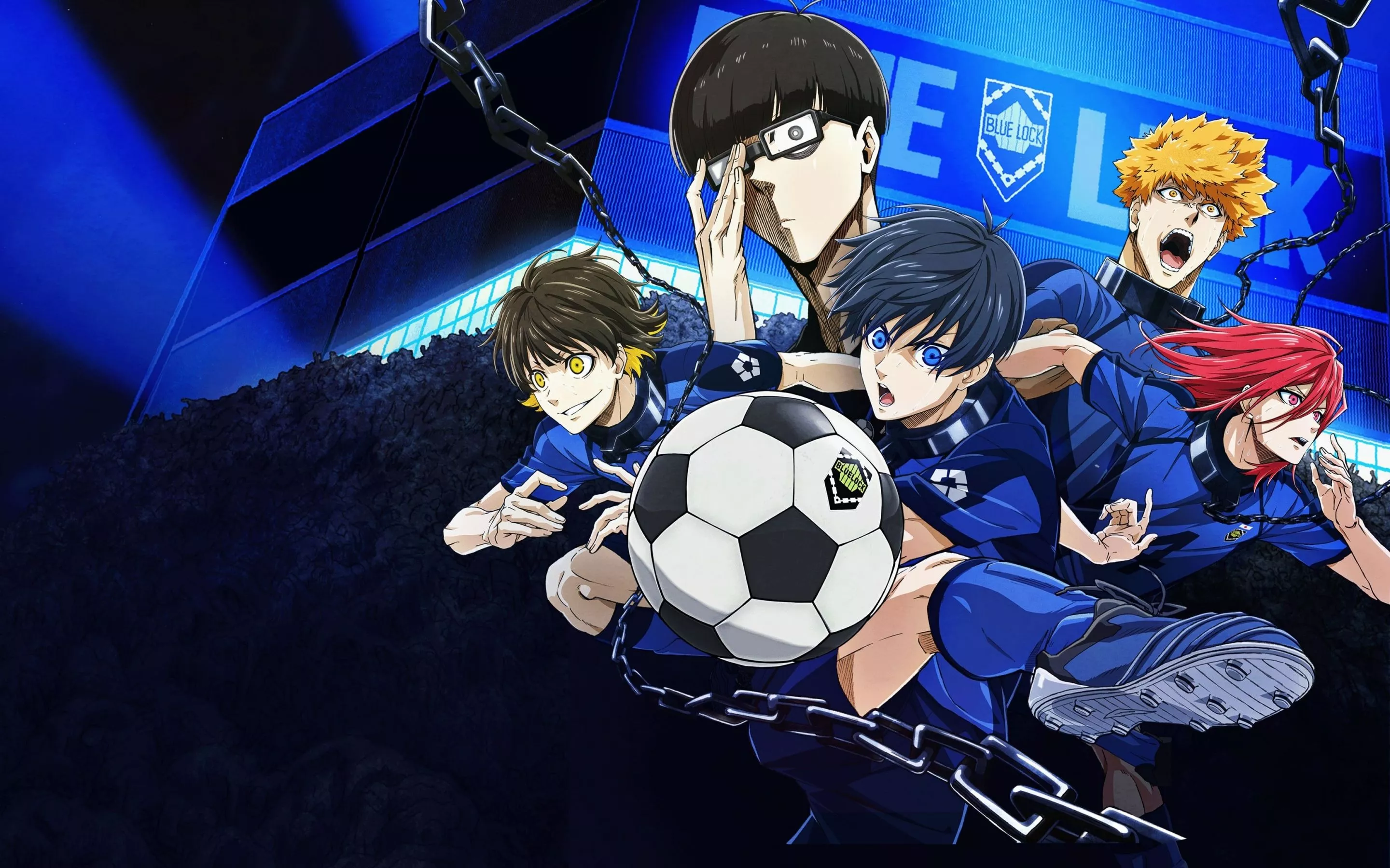 Blue Lock Wallpaper 4K, Season 1, Anime series