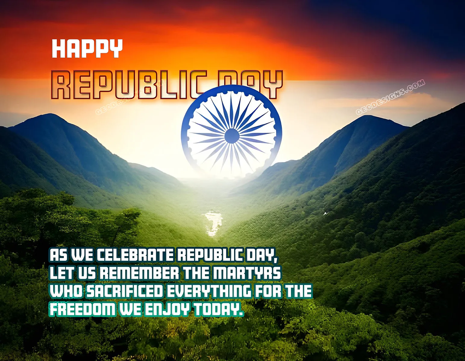 Indian flag background