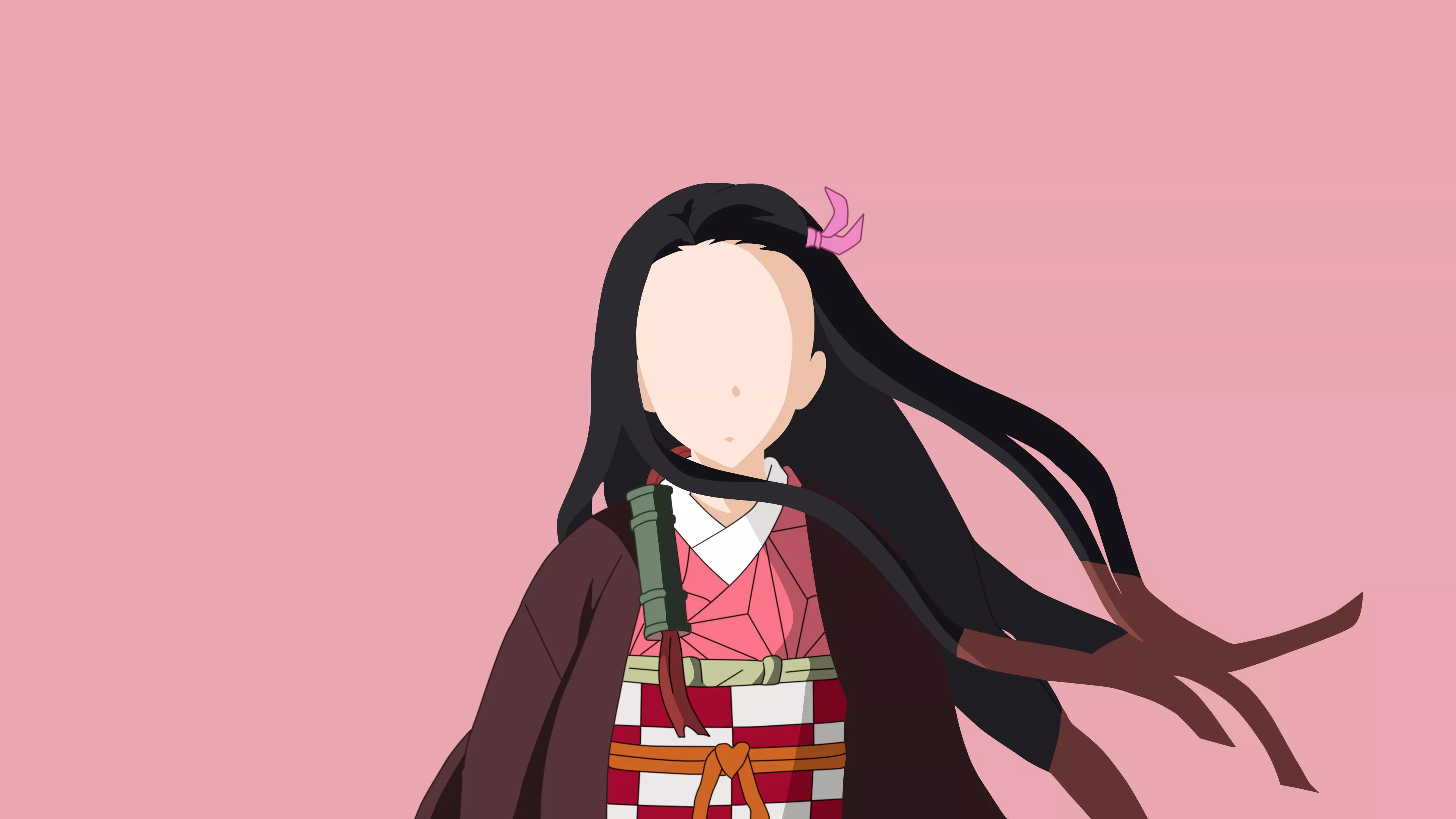 Nezuko Kamado Demon Slayer HD Minimal
