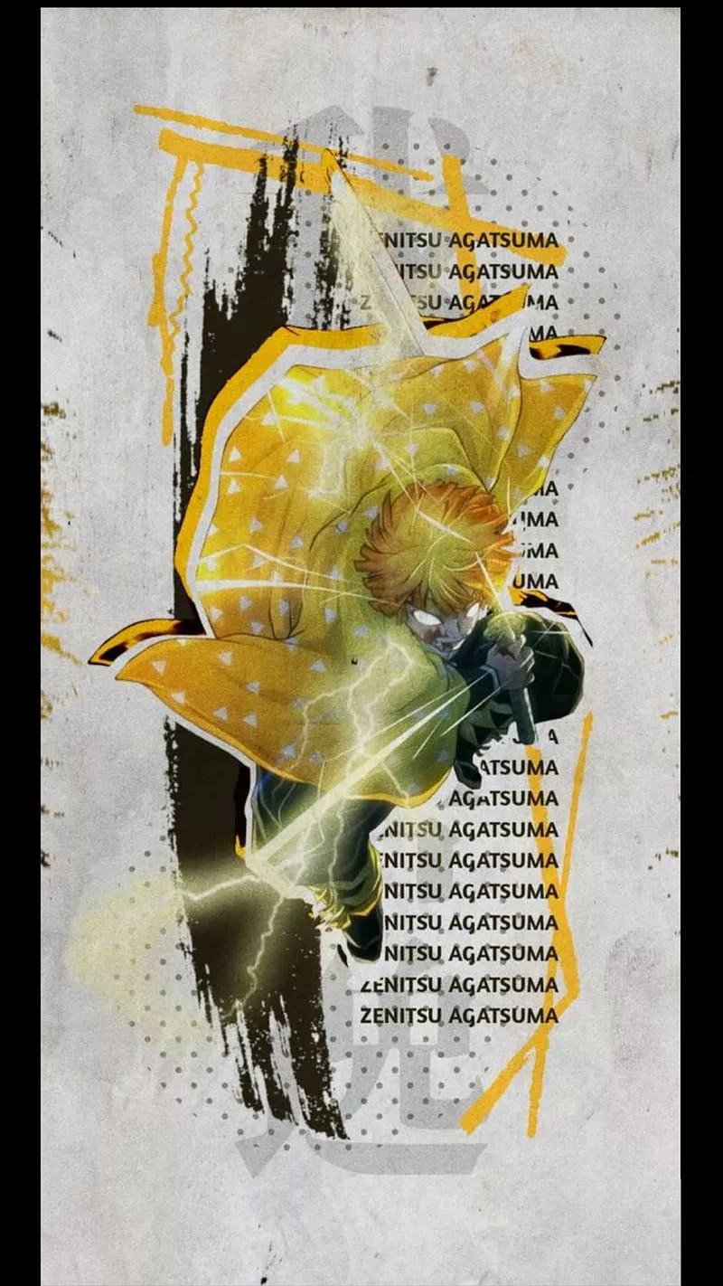 Zenitsu minimalist, demon slayer, skill