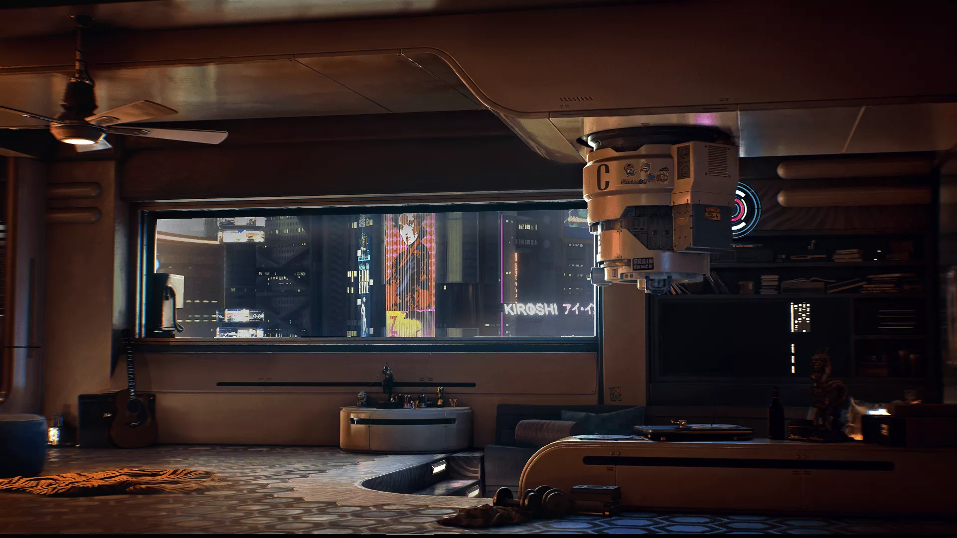 Cyberpunk 2077 Futuristic Apartment HD
