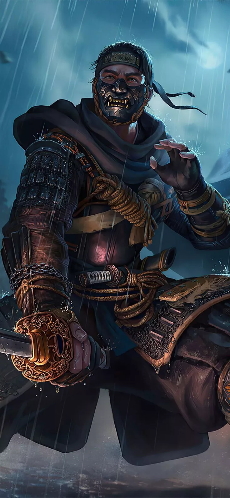 ghost of tsushima way of the ghost 4k iPhone X Wallpaper