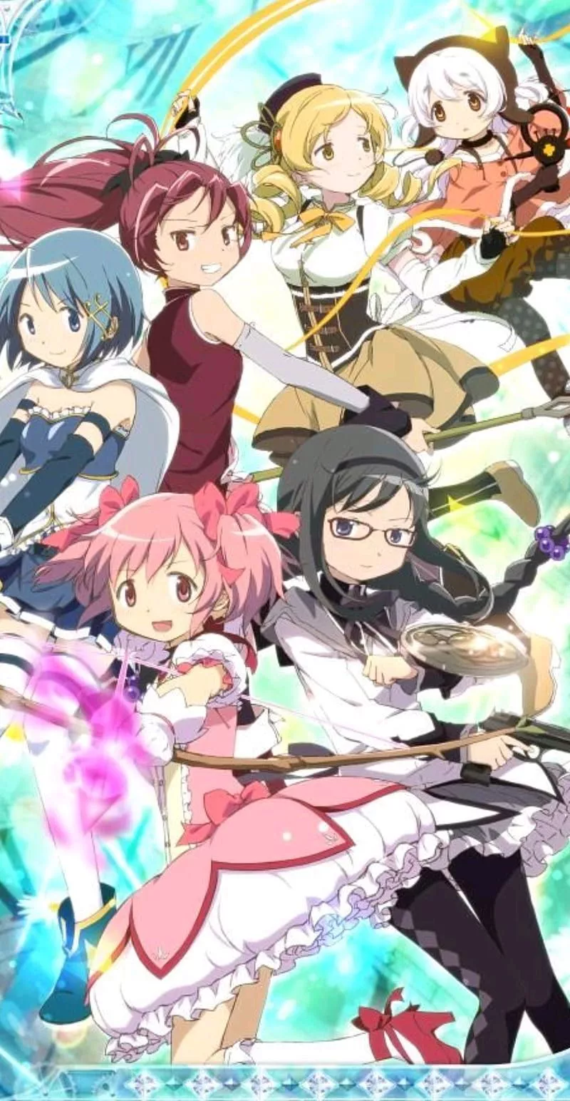 madoka magia, anime, HD phone wallpaper