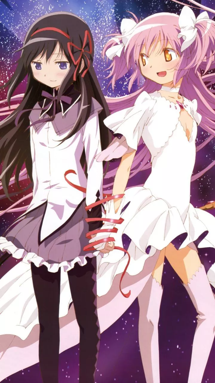 Homura Akemi and Madoka Kaname 720x1280