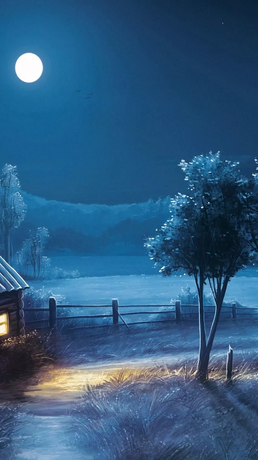 Mobile Nature Night HD phone wallpaper