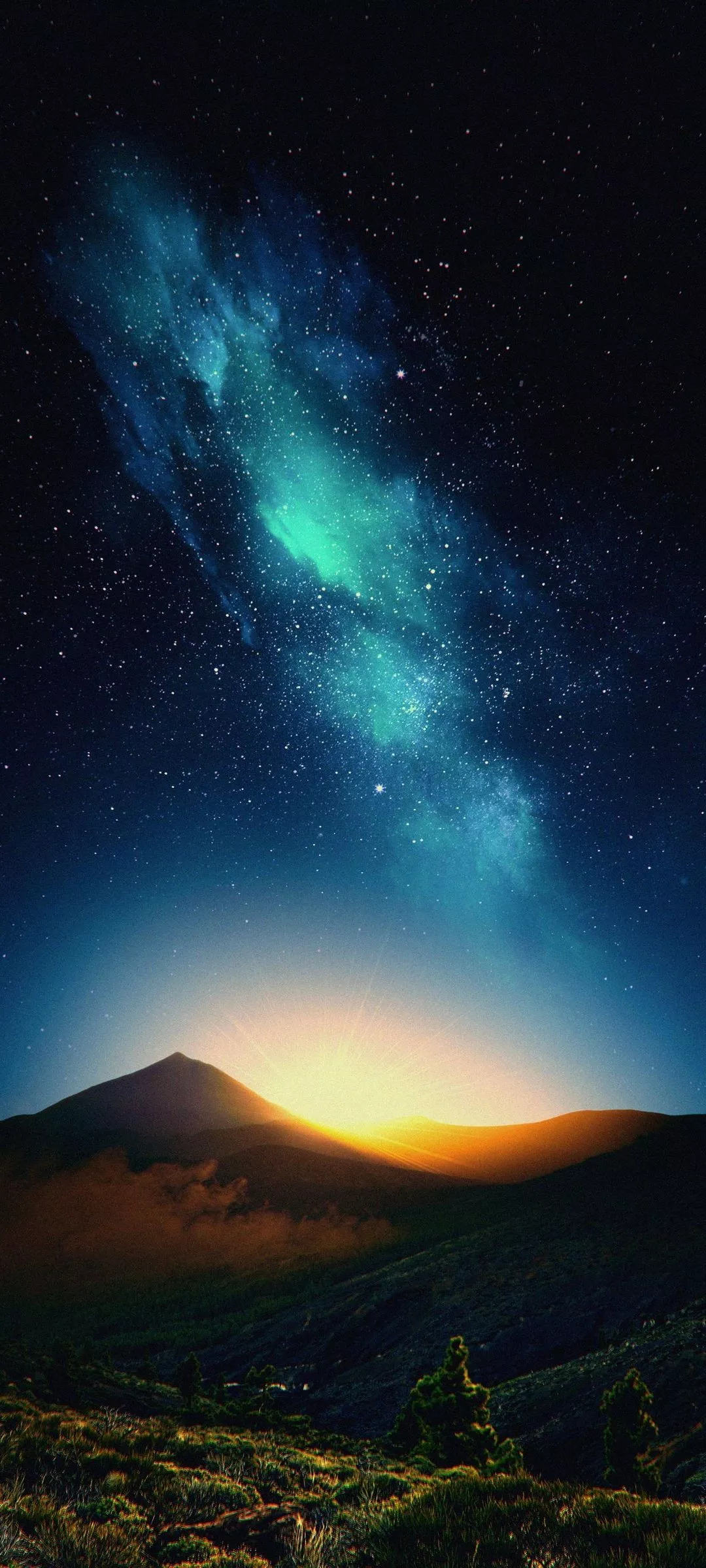 Nature Sky Night View Phone Wallpaper