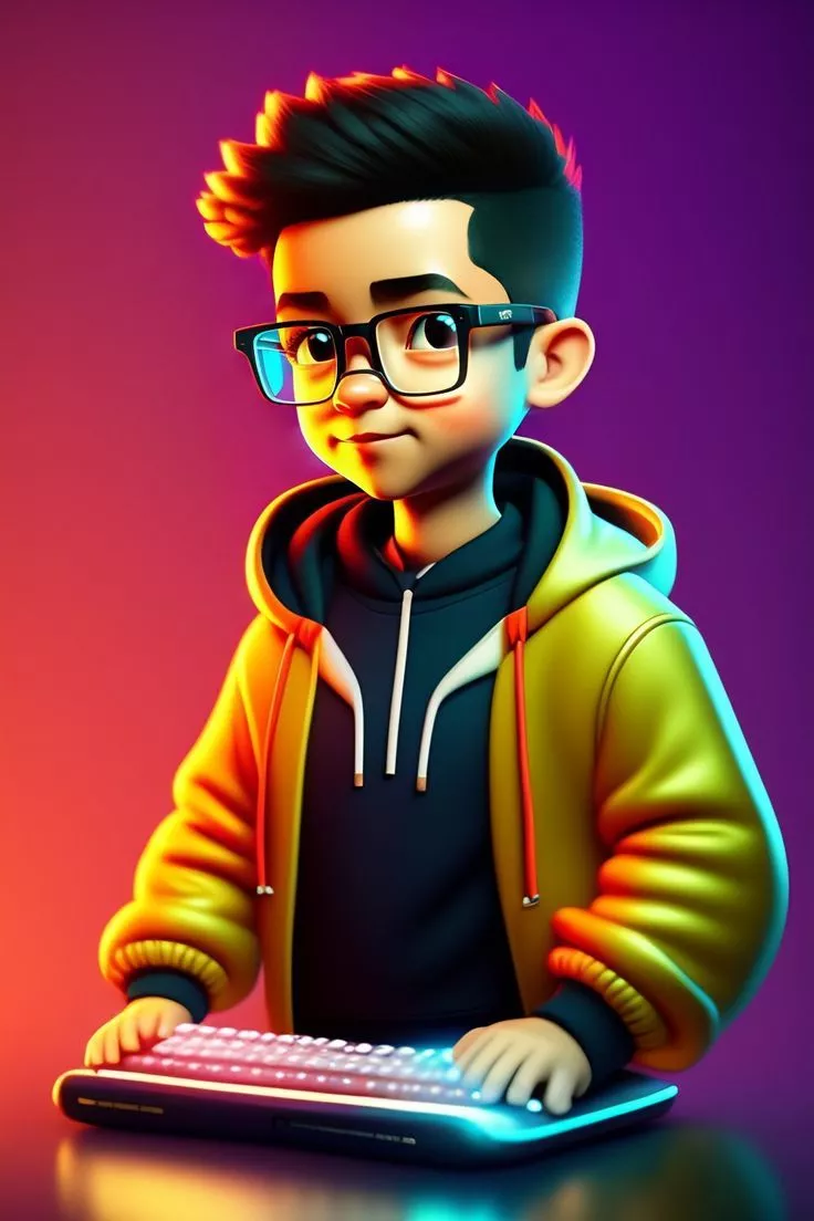 Smart Boy. Phone wallpaper for men