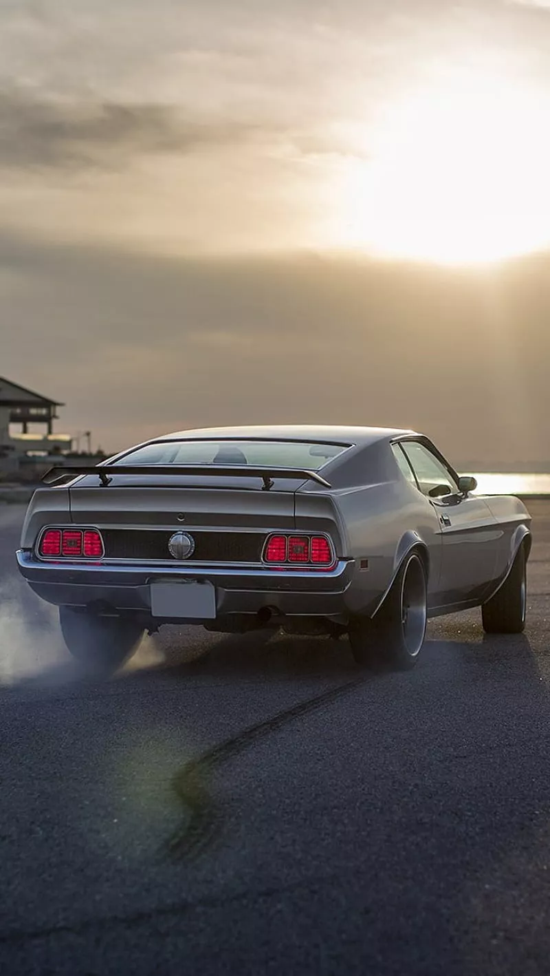 Ford Mustang, car, muscle, HD phone