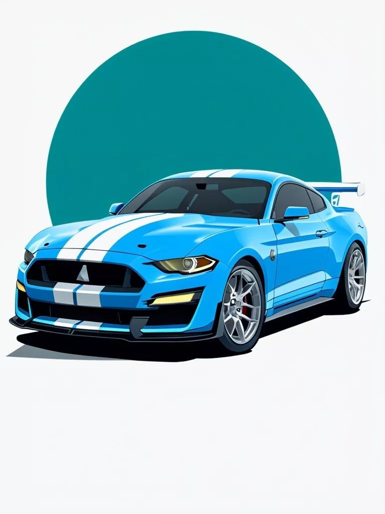Free and customizeable ford mustang