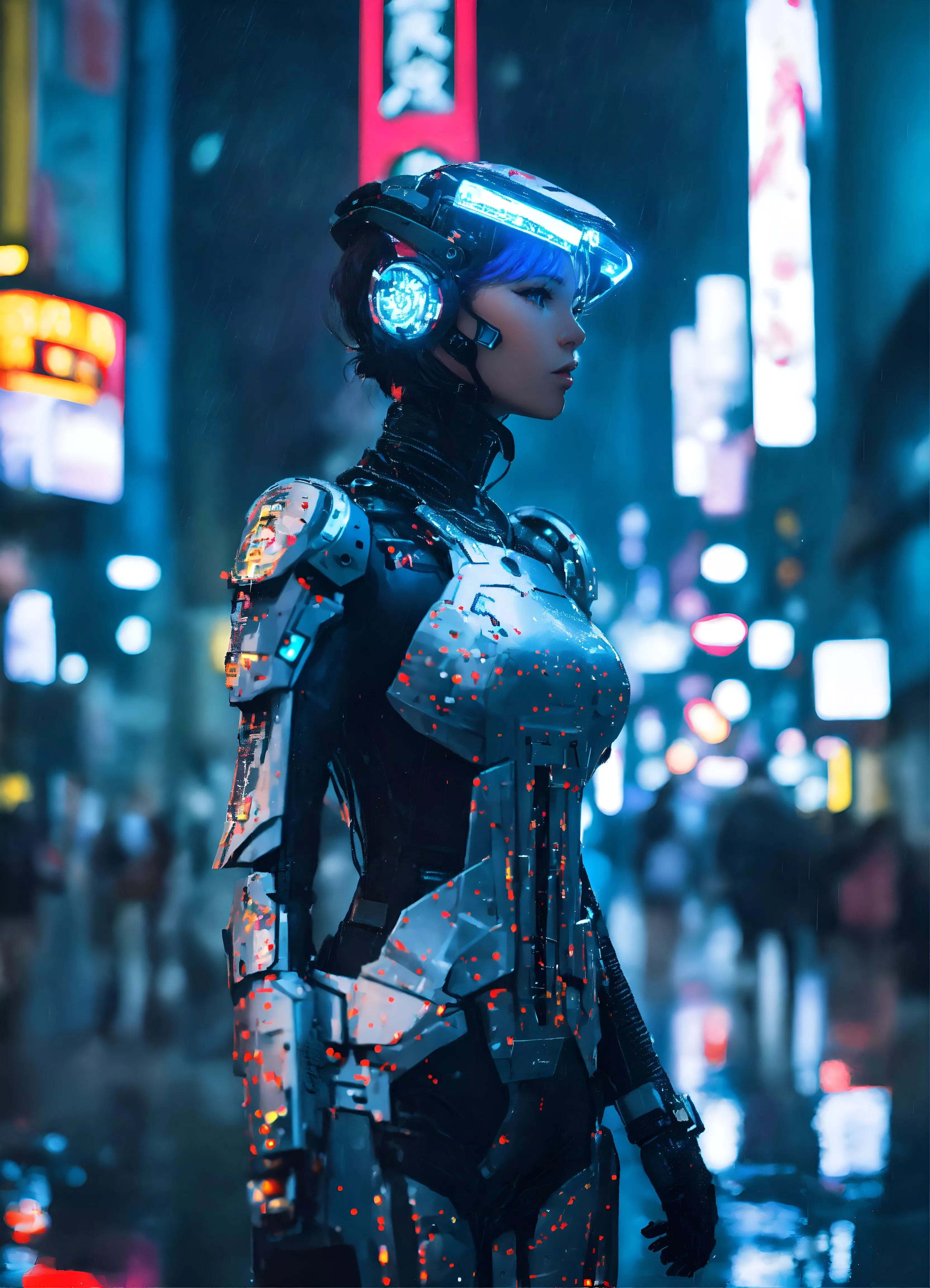 Wallpaper Cyber Woman