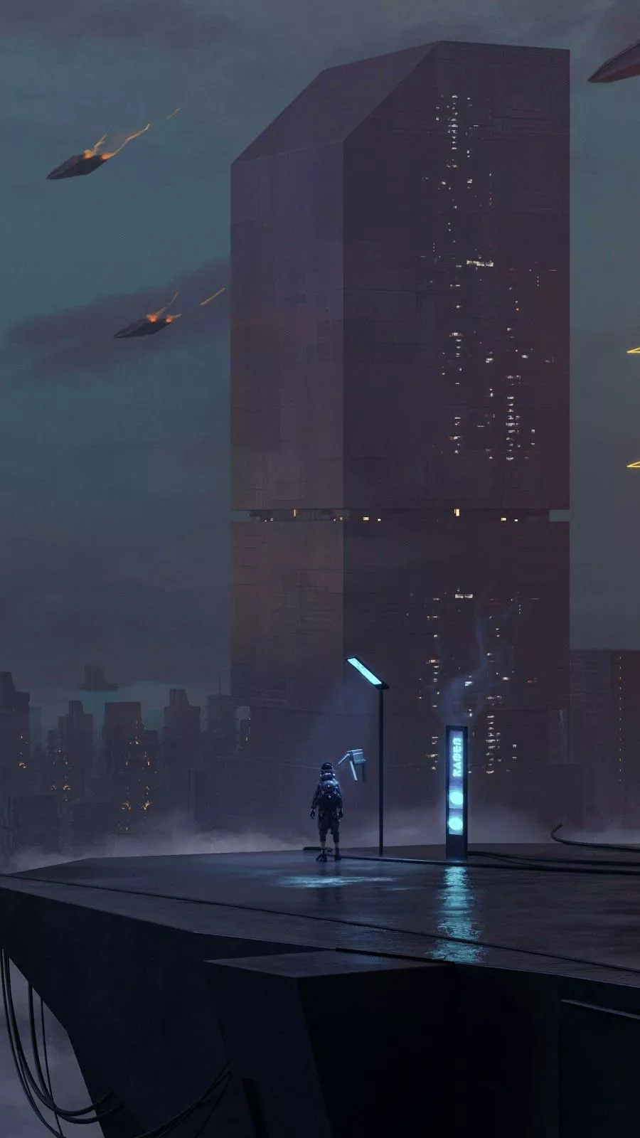 Cyber City Mobile Walls