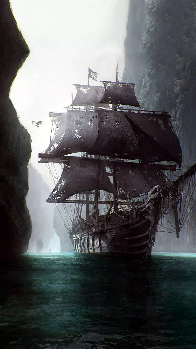 HD pirates sea wallpaper