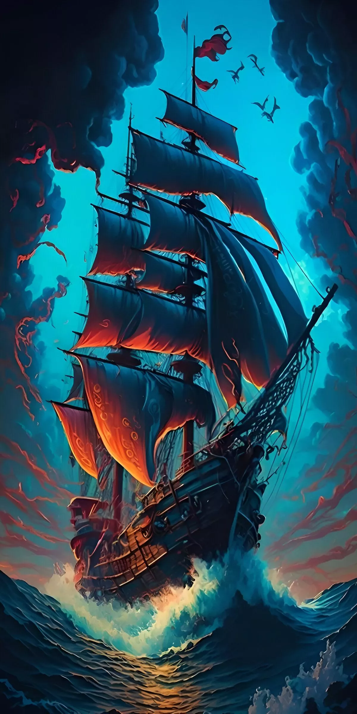 Phone Wallpaper Ship