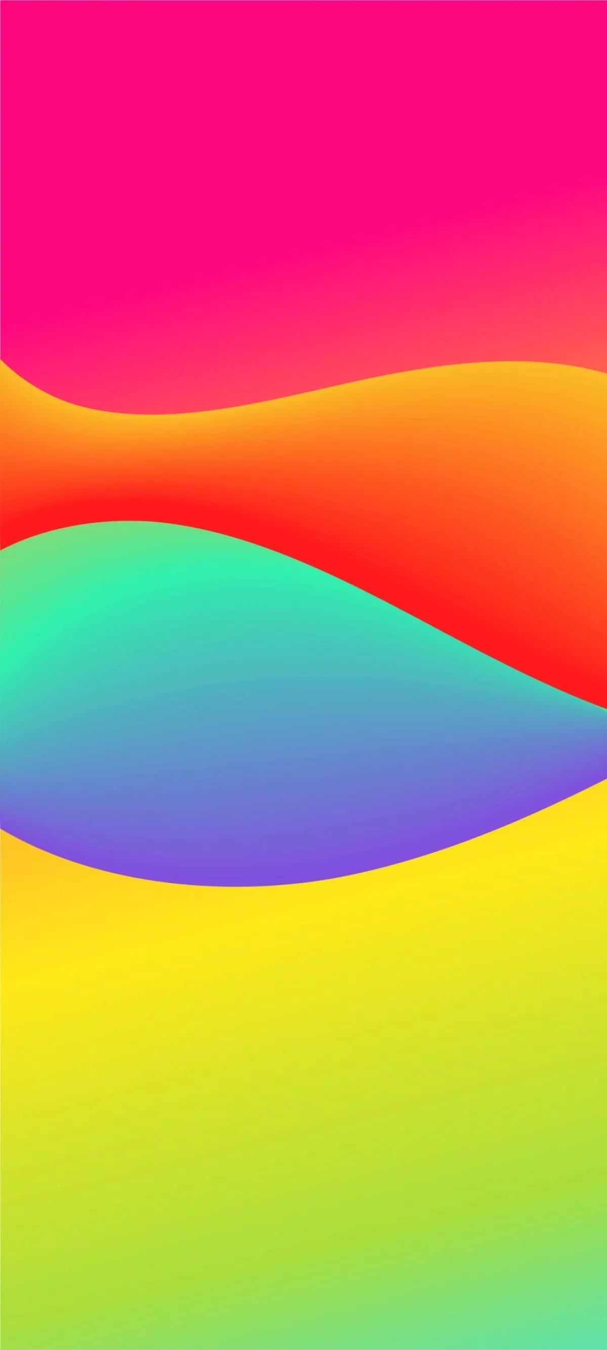 Free HD Blue Green Orange Wallpaper
