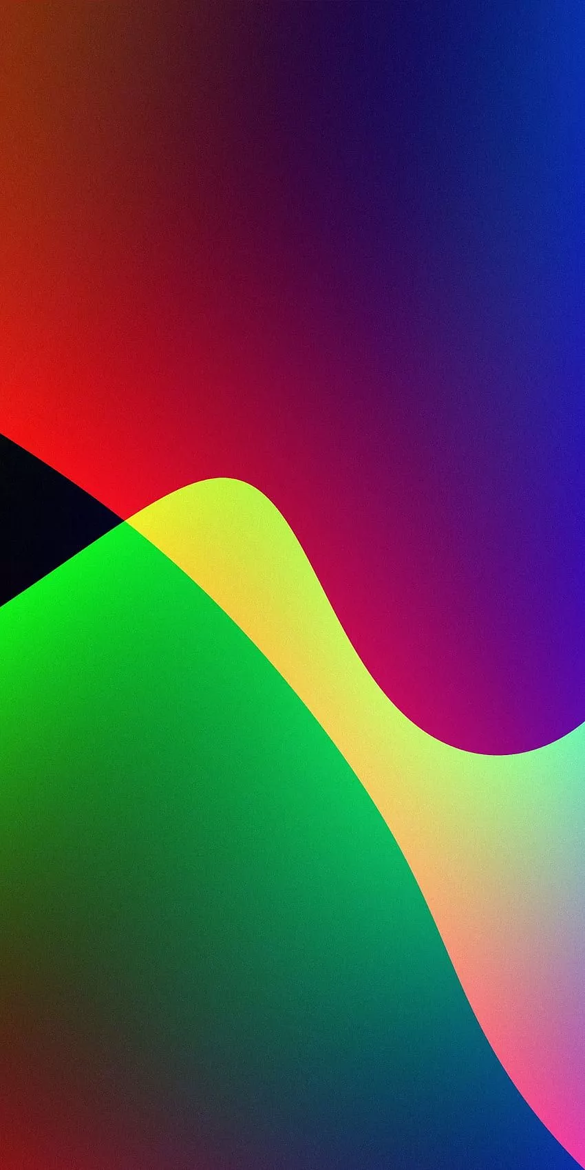 Blue green minimalist HD wallpaper