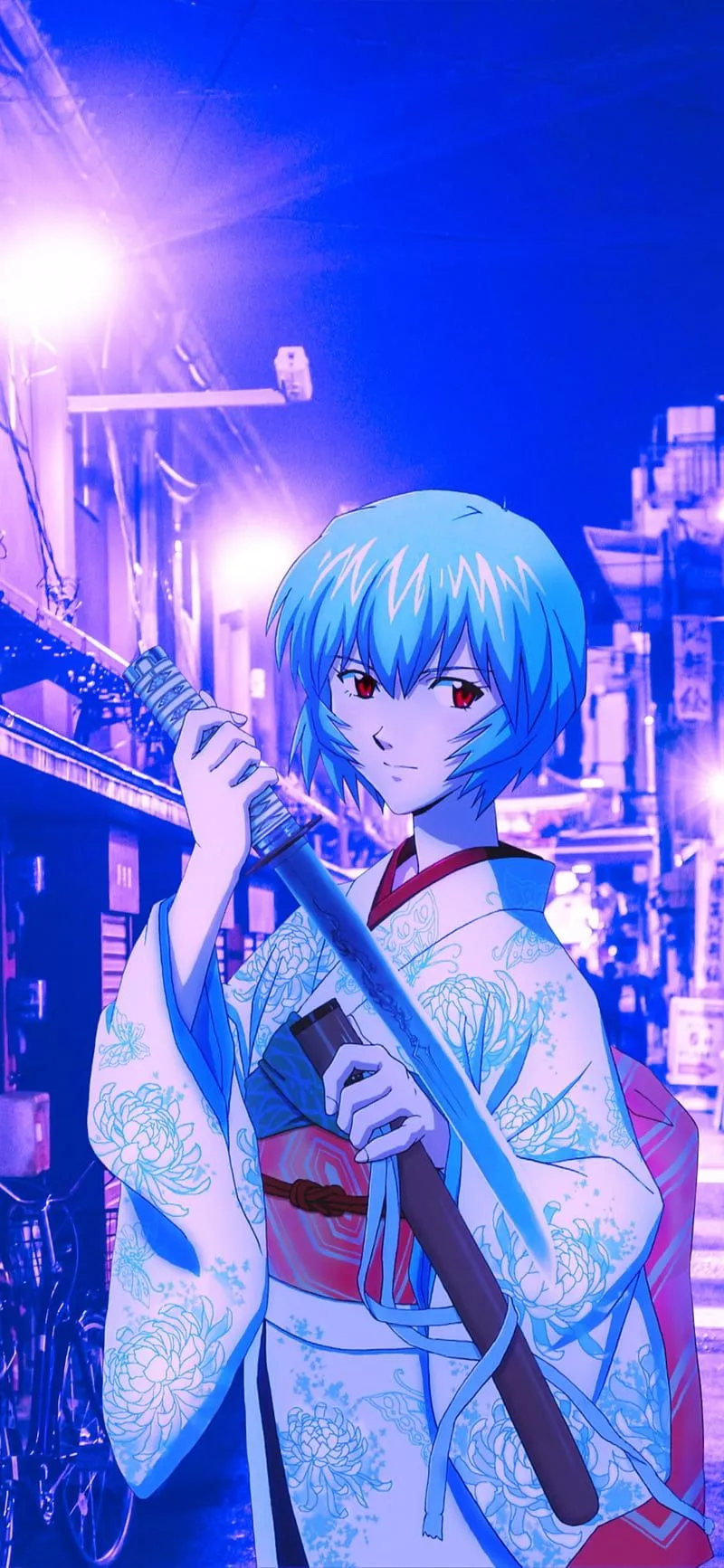 Rei Samurai, ayanami, eva, evangelion