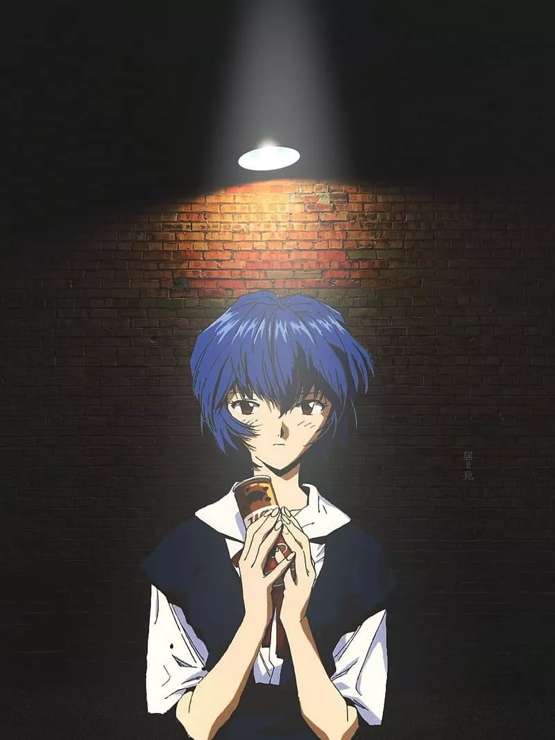 Rei Ayanami, evangelion, girl, theme