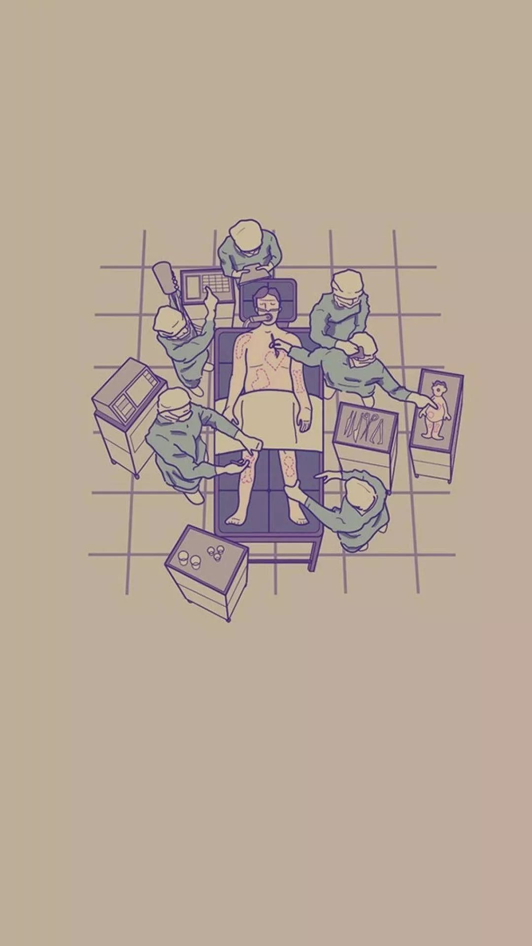 Doctor Performing A Medical Procedure