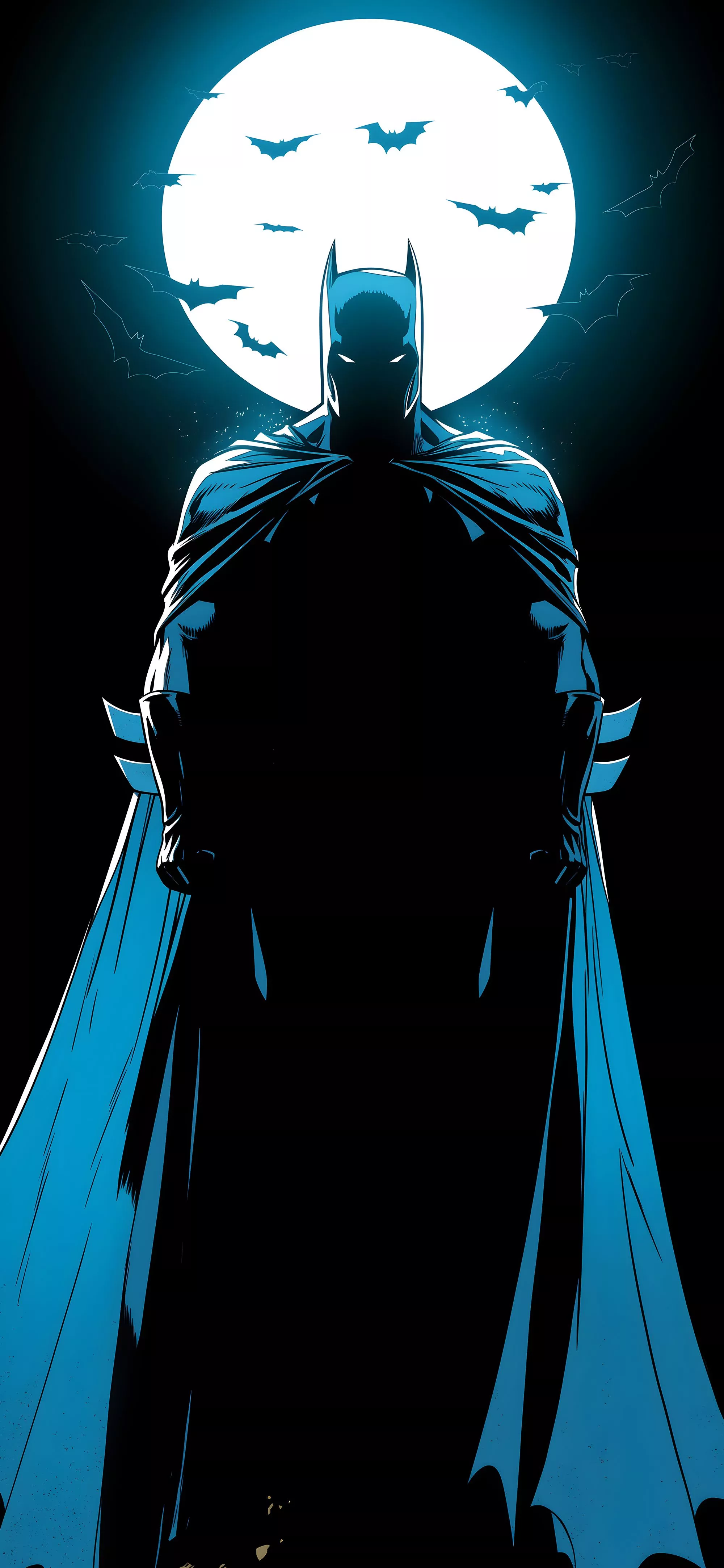 Batman Moon Silhouette Wallpaper