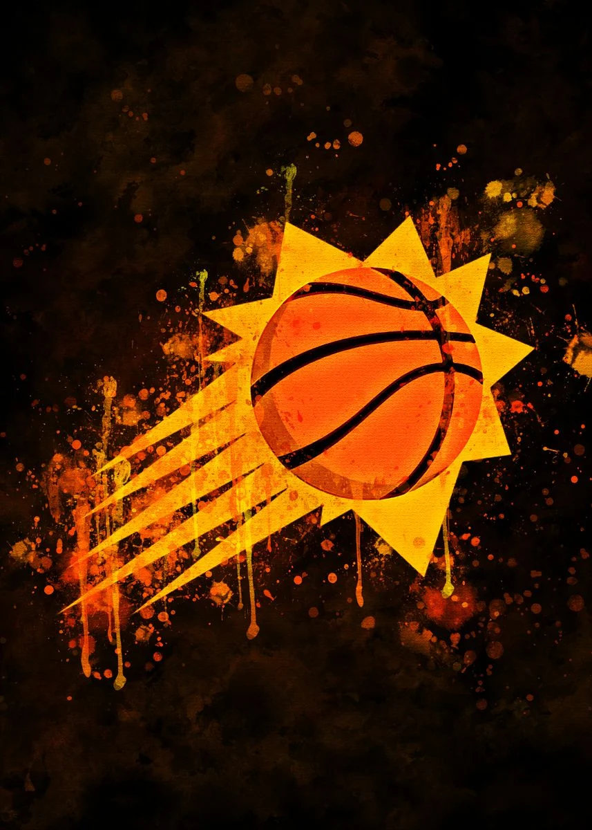 Phoenix Suns Basketball Logo' Poster