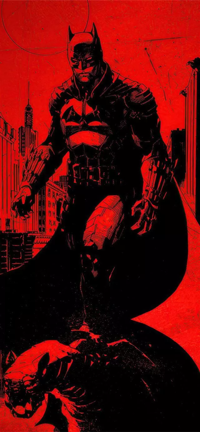 the batman 2021 4k iPhone 11 Wallpaper
