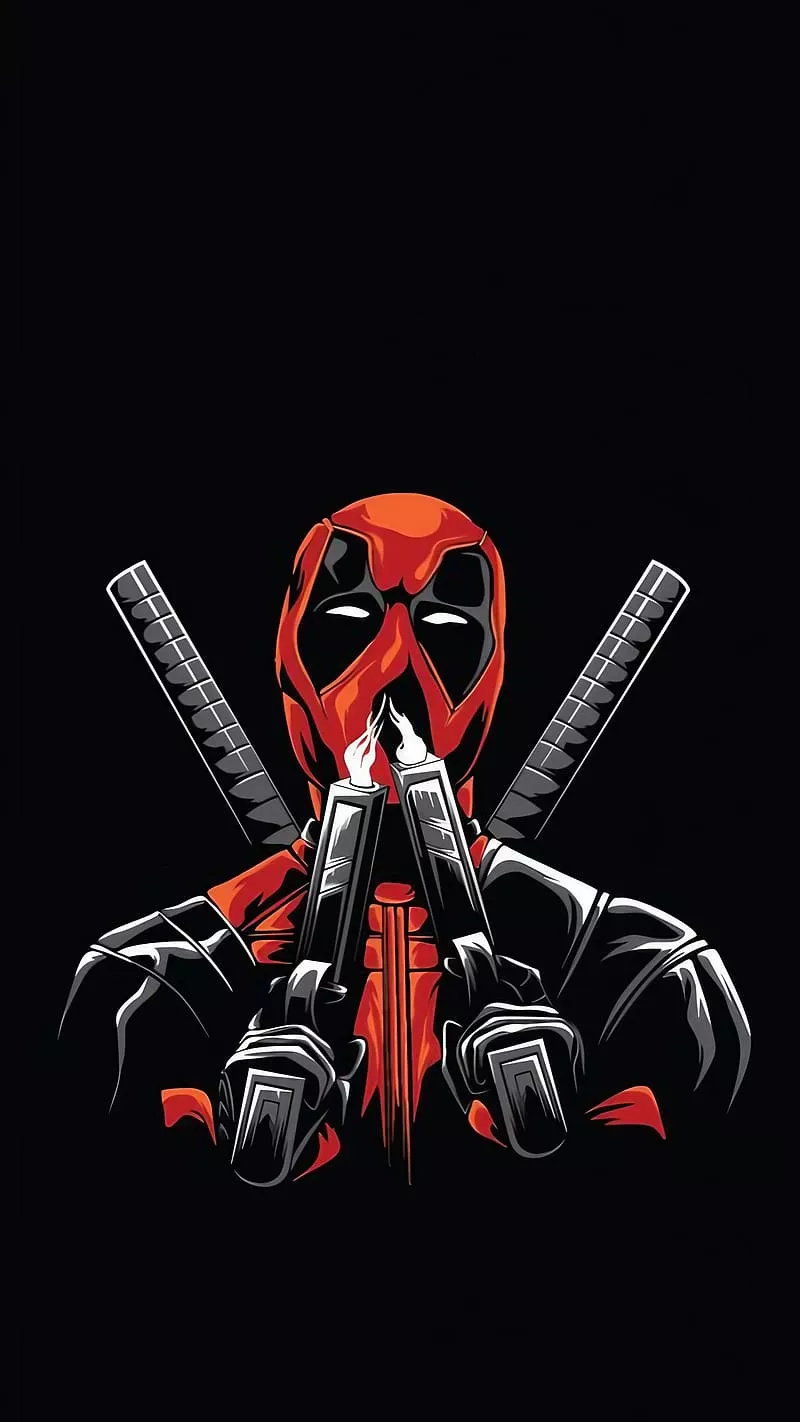 iPhone Stylish, Deadpool, animated
