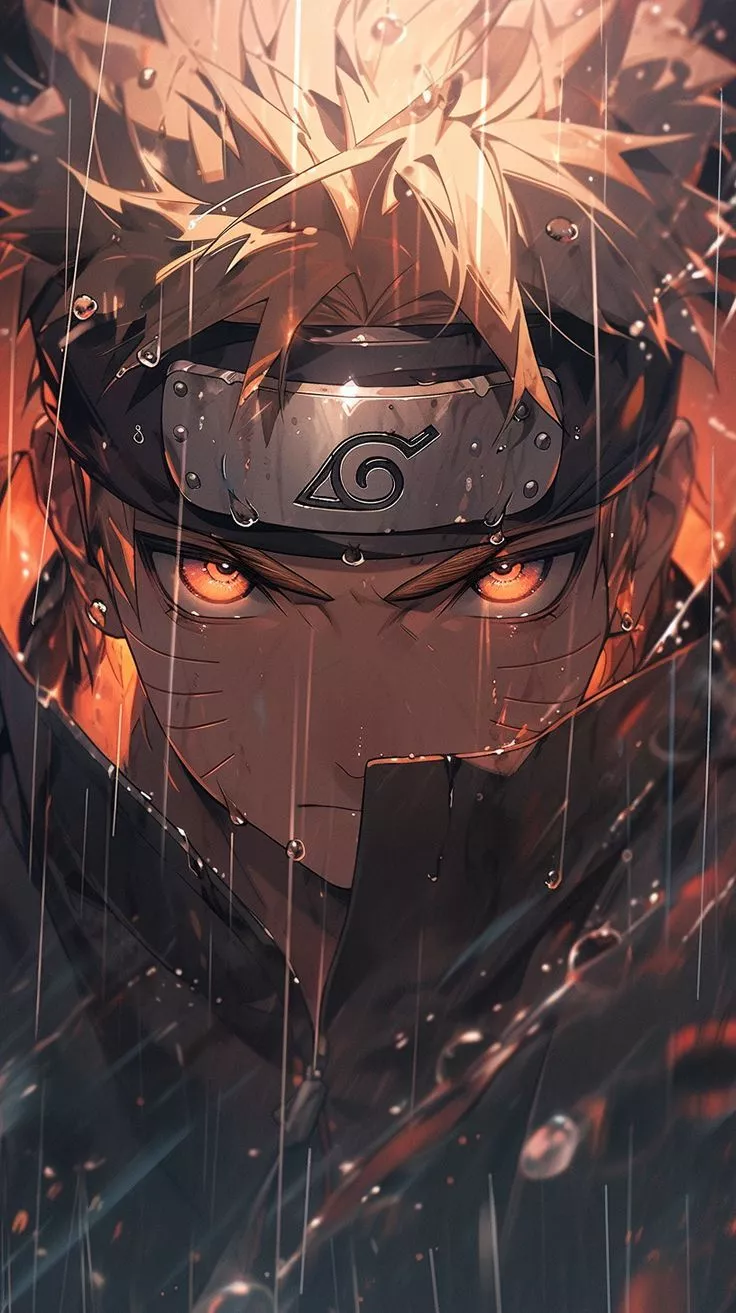 Naruto In The Rain wallpaper