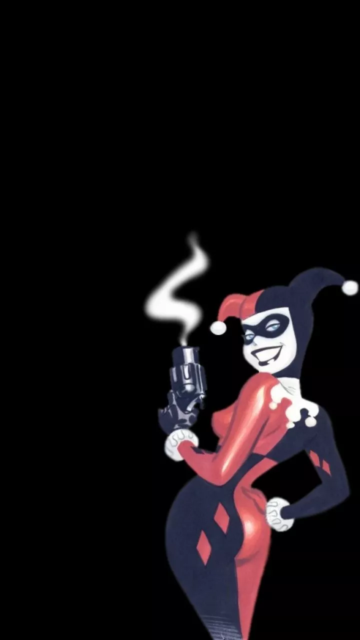 Download Comic Harley Quinn Phone Wallpaper