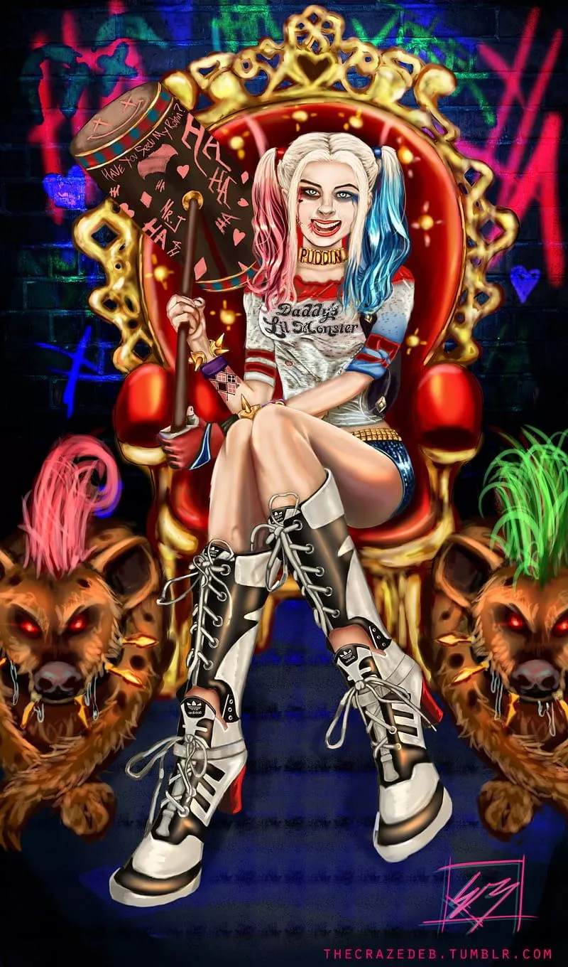 harley quinn, joker, HD