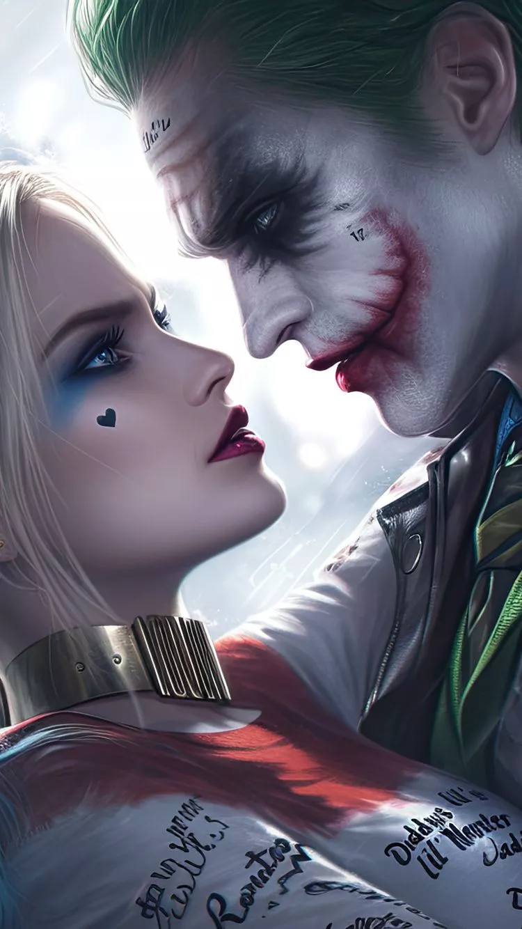 Joker And Harley Quinn iPhone