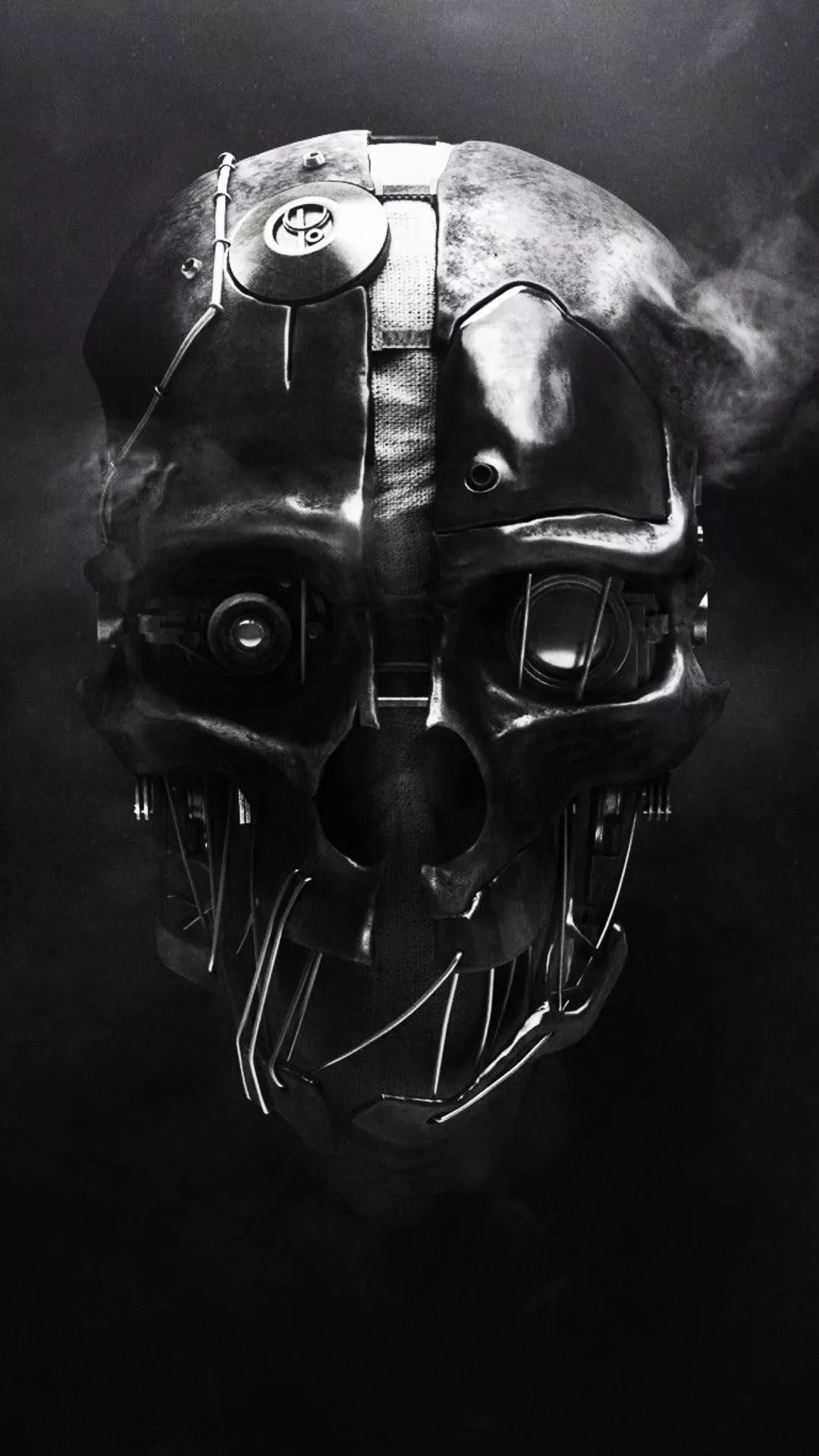 Dishonored Skull Phone Background Wallpaper