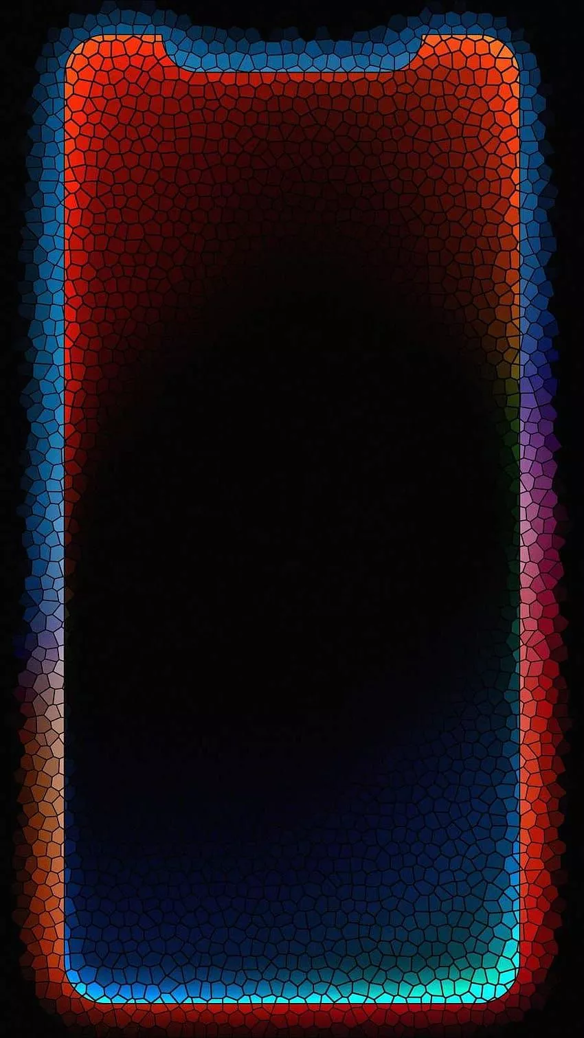 neon border HD phone wallpaper