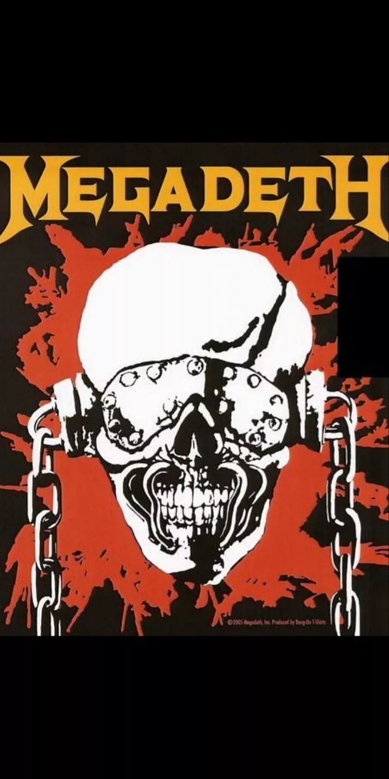 Megadeth, rock, band, skull, HD phone