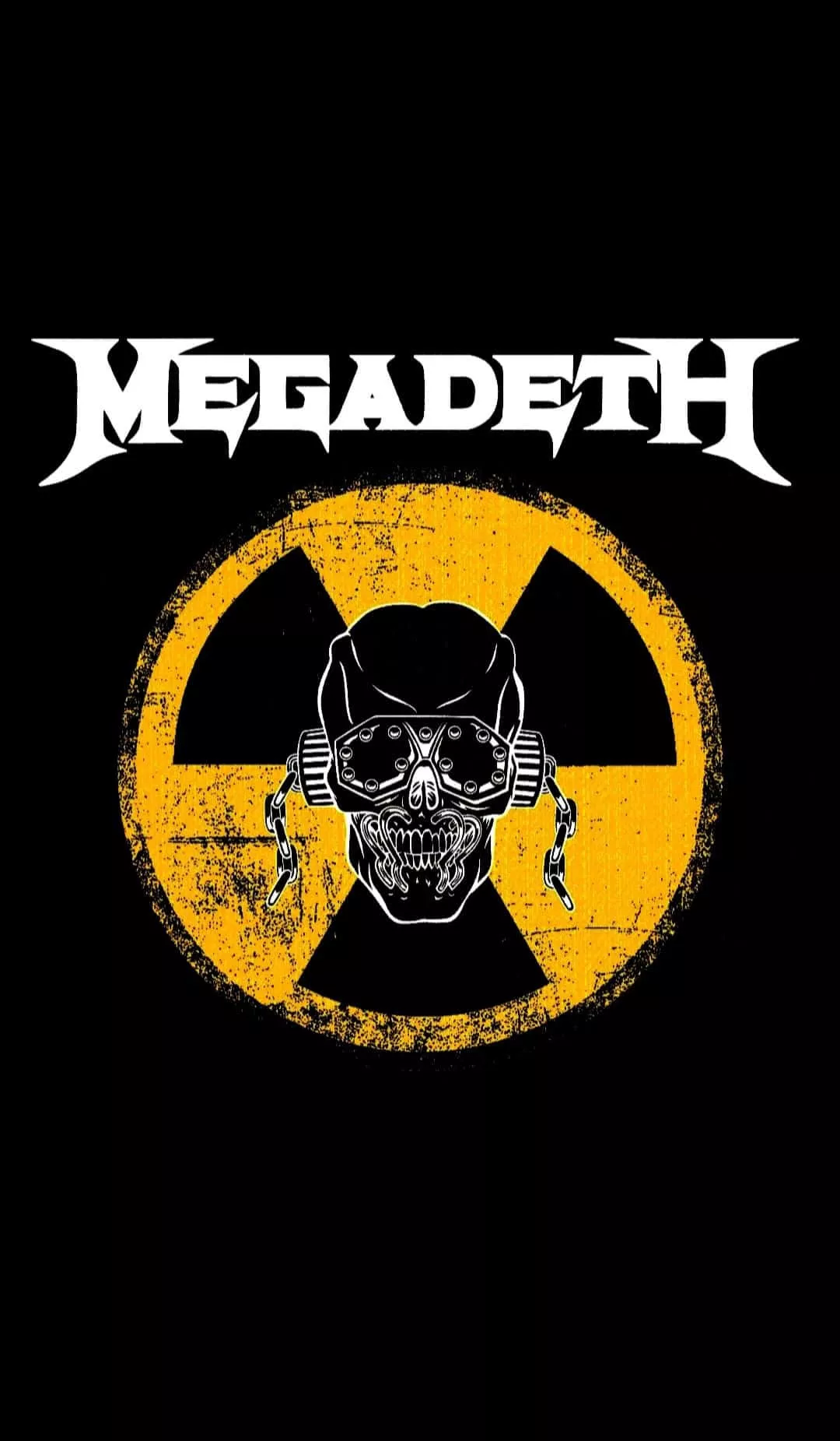 Megadeth Band Logo Skulland Radiation