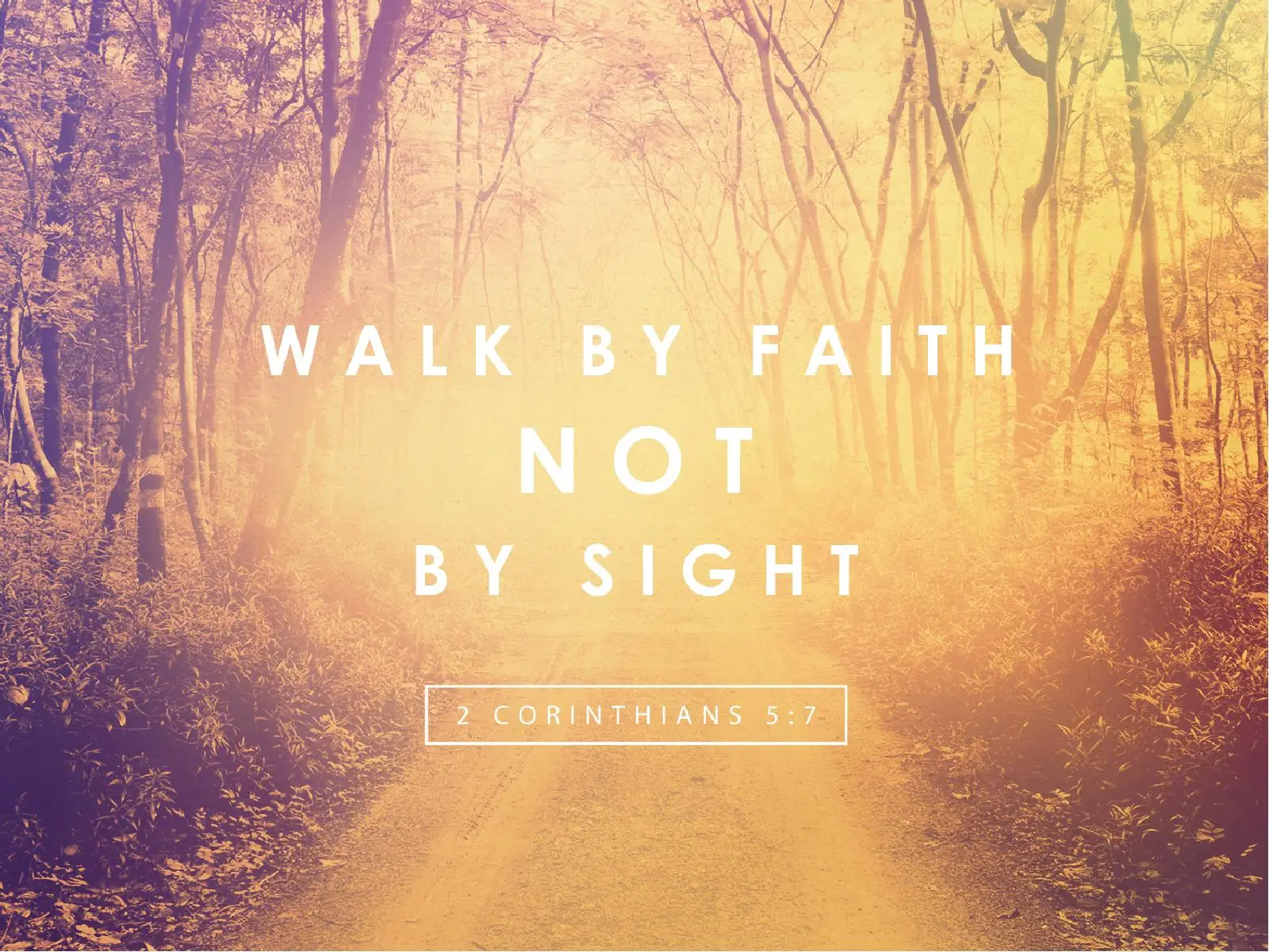 Walk by Faith Ministry Wallpaper