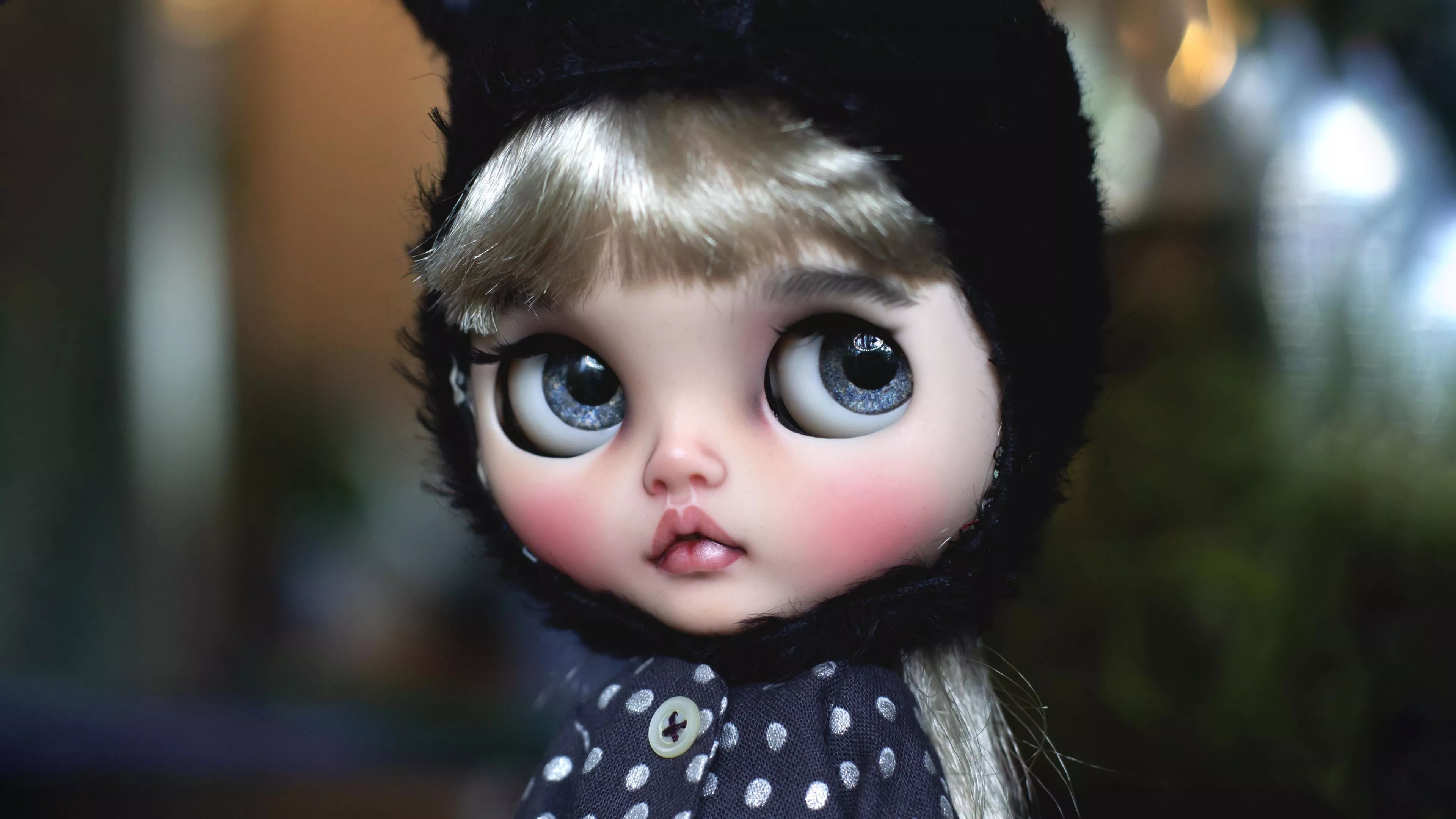 Blythe doll Wallpaper 4K, Winter