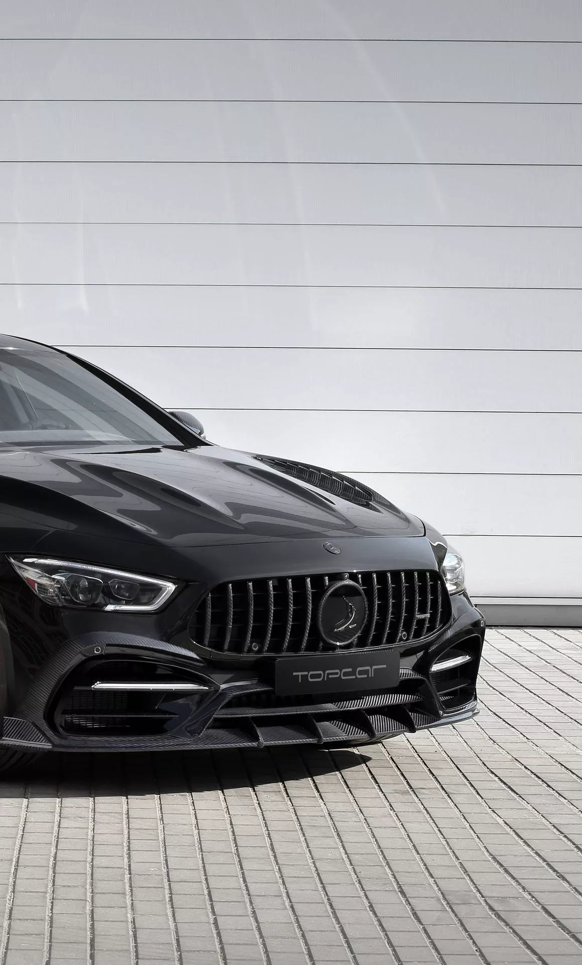 Black Mercedes Amg Front IPhone